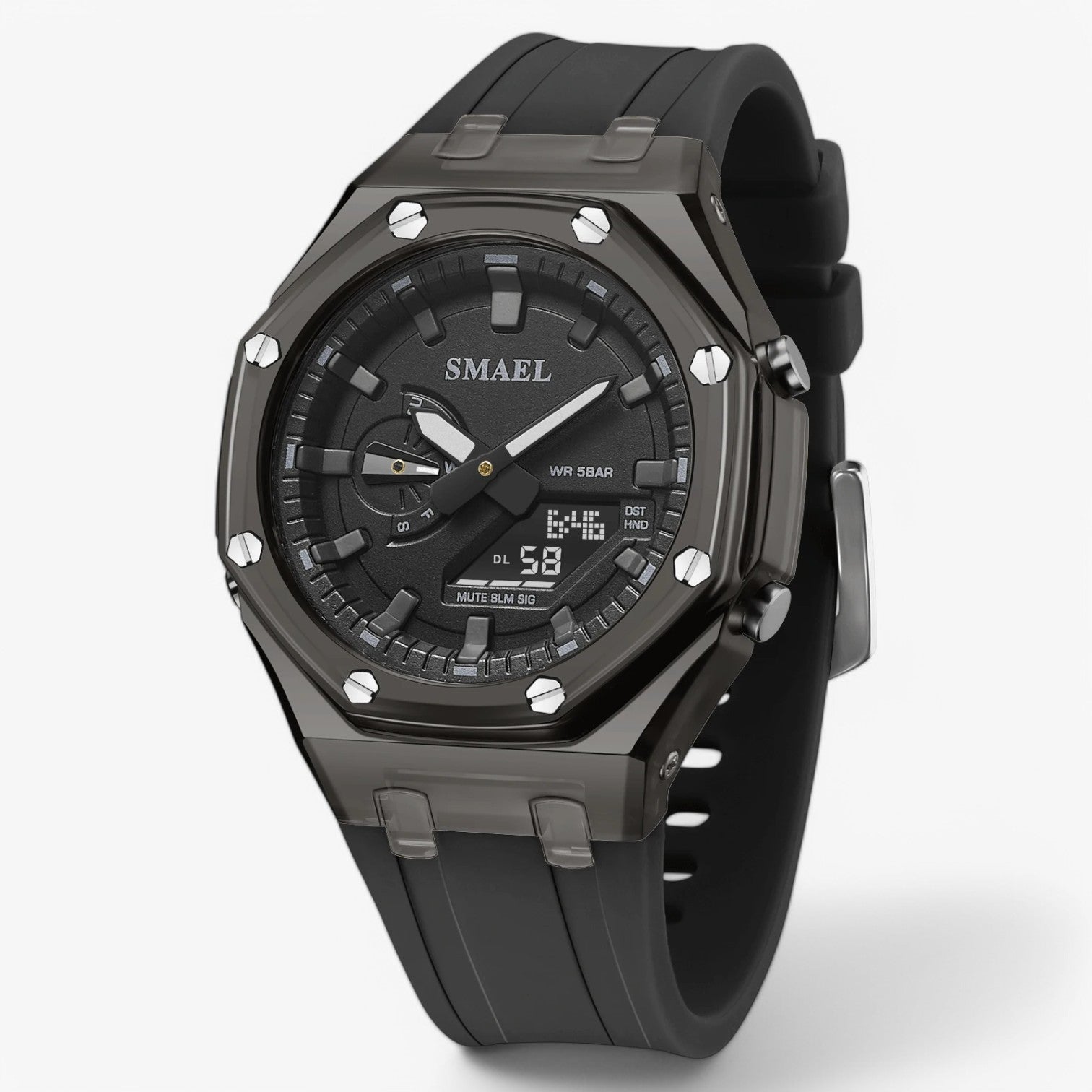 Impermeabile e doppia visualizzazione dell'ora - Nero - dell doppia female watch impermeabile impermeabile doppia visualizzazione watch watch for women watches women watch wrist watches for women - Concept Palermo