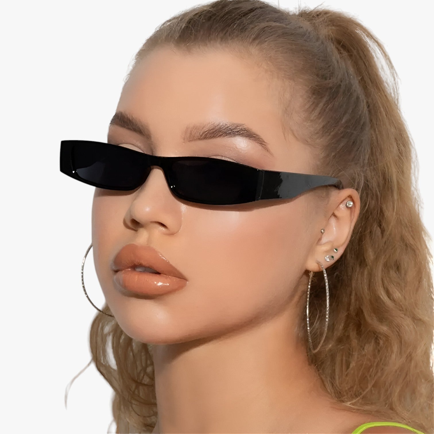 Retro Slim Cat-Eye Occhiali da sole – Stile audace, protezione UV - - audace Fashion Sunglasses occhiali polarized sunglasses women protezione Rectangular Sunglasses retro retro slim slim sole stile Sunglasses - Concept Palermo