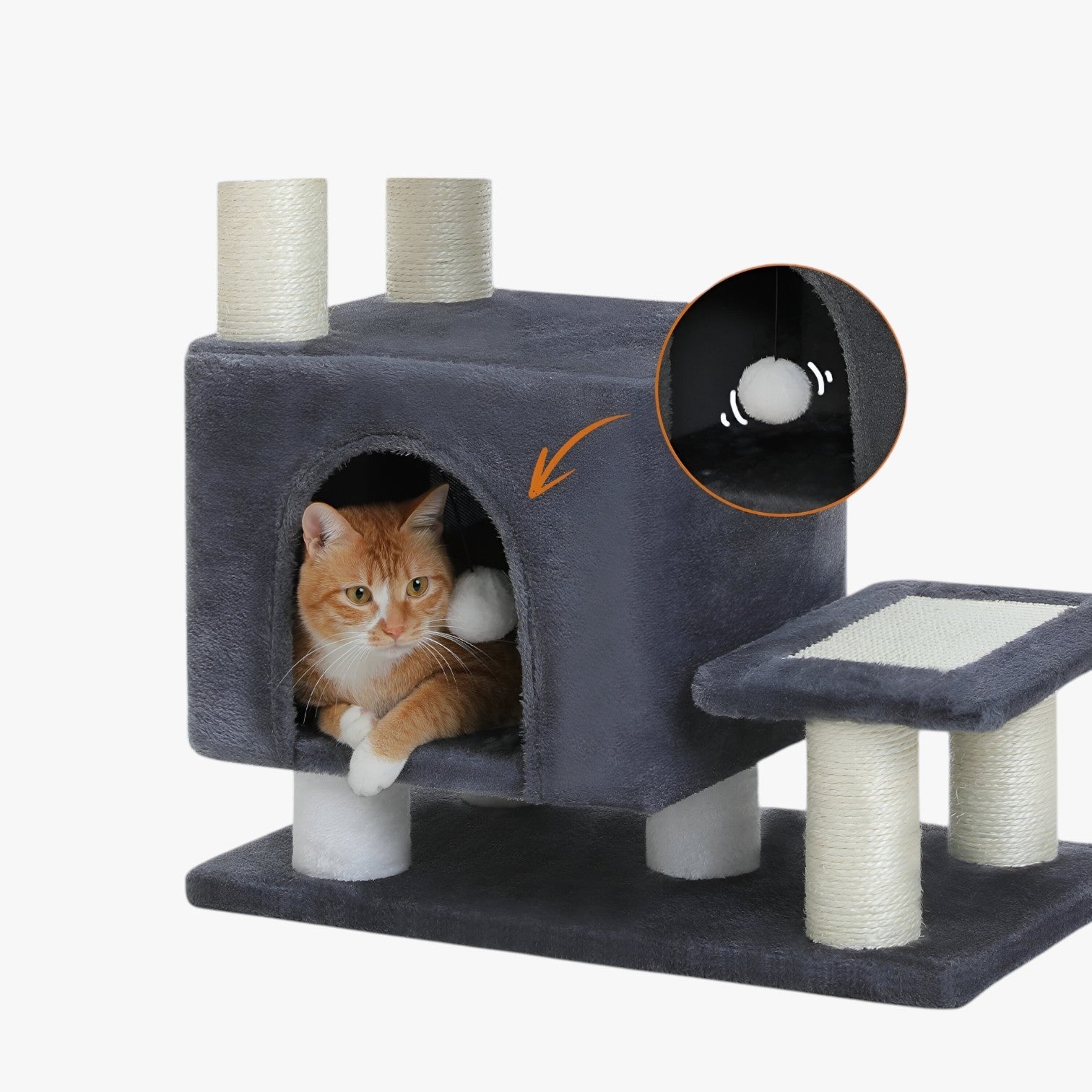 Scala Multifunzione a 3 Strati per Animali Domestici per Comfort, Gioco e Luogo di Riposo Uomo - - animali animali domestici comfort domestici gioco luogo multifunzione pets & supplies riposo - Concept Palermo