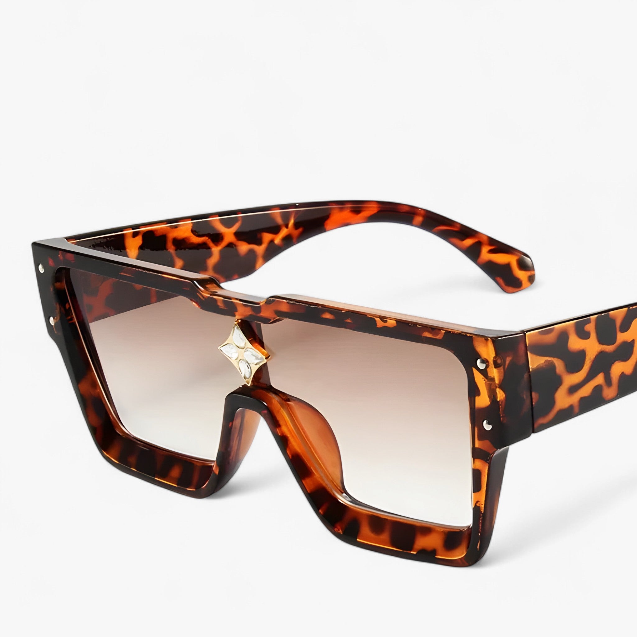 Occhiali da sole quadrati punk specchiati Uomo - Tè Leopardo - Fashion Sunglasses men sunglasses polarized mens sunglasses occhiali occhiali sole Polarized man sunglasses punk quadrati sole specchiati sunglasses sunglasses polarized men uomo - Concept Palermo