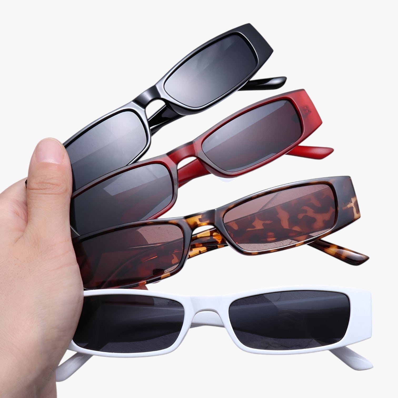 Retro Slim Cat-Eye Occhiali da sole – Stile audace, protezione UV - - audace Fashion Sunglasses occhiali polarized sunglasses women protezione Rectangular Sunglasses retro retro slim slim sole stile Sunglasses - Concept Palermo