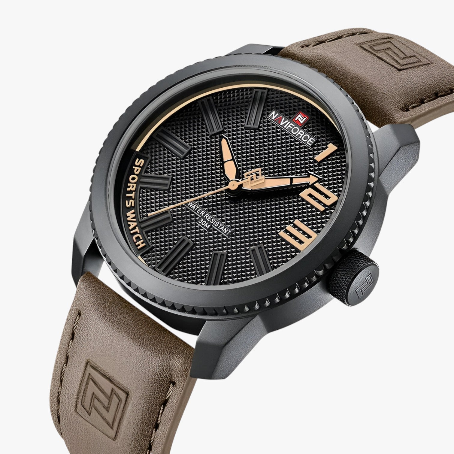 Orologio sportivo e impermeabile da uomo - Marrone scuro - impermeabile mens watch orologio orologio sportivo sportivo uomo watch for men watches WATCHES FOR MEN - Concept Palermo