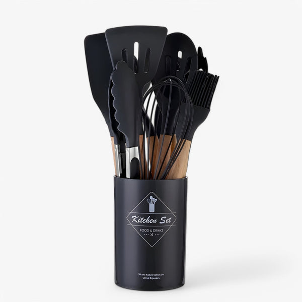 Set di accessori da cucina in silicone - resistente al calore, antiaderente e durevole Uomo - - accessori accessori cucina antiaderente calore cucina Kitchen kitchen & dining kitchen accessory kitchen tools Linen Men resistente silicone - Concept Palermo