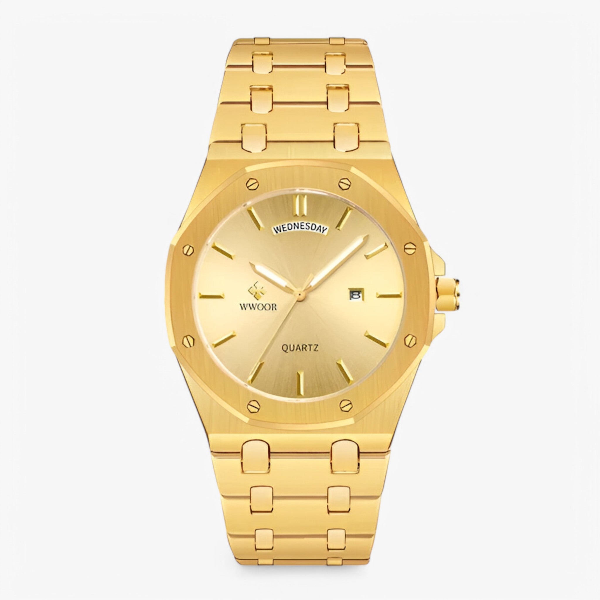 Orologio Sportivo di Lusso in Acciaio Inossidabile Uomo - oro oro - accessoires acciaio horloges inossidabile orologio orologio sportivo sport sportivo uomo watches - Concept Palermo