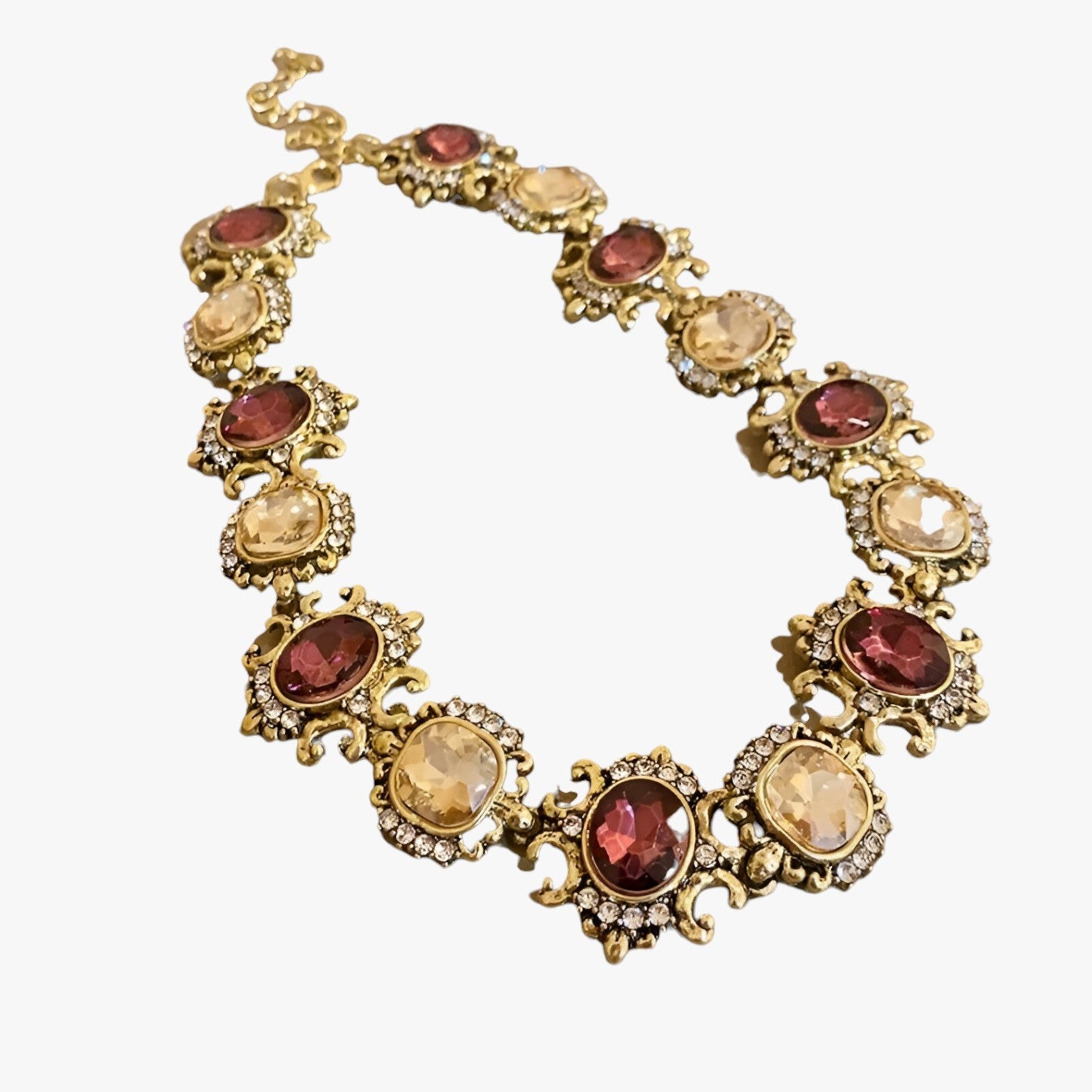 Set di gioielli Patchwork Retro – Splendore senza tempo, stile raffinato Donna - collana - donna elegant womens necklaces Fashion Necklaces gioielli gioielli patchwork jewelry Necklace Necklaces for Women patchwork raffinato retro splendore - Concept Palermo