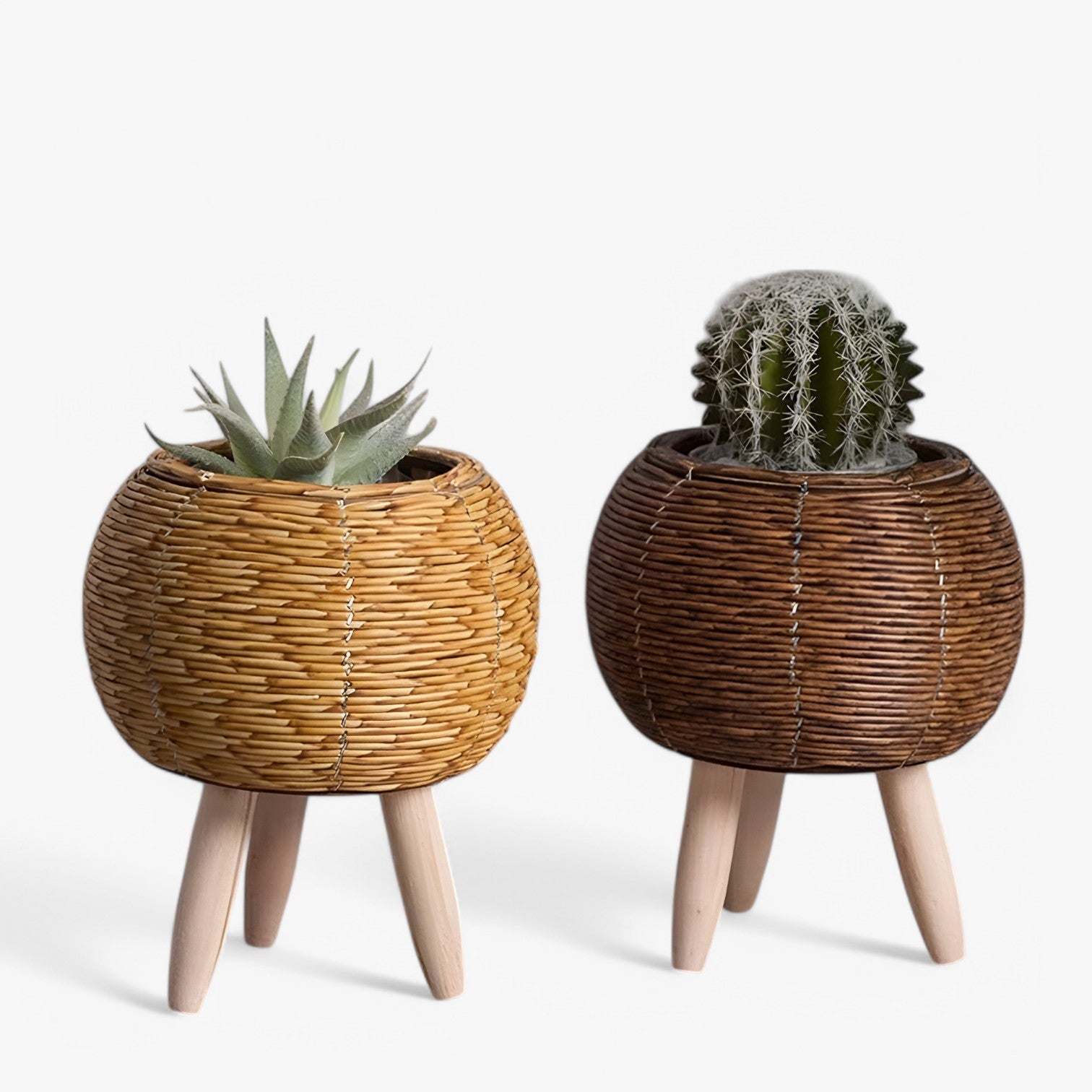Vaso di Fiori Rotan – Stile per le Sue Piante - - fiori Garden Garden supplies Home & Garden piante rotan stile vaso vaso fiori - Concept Palermo