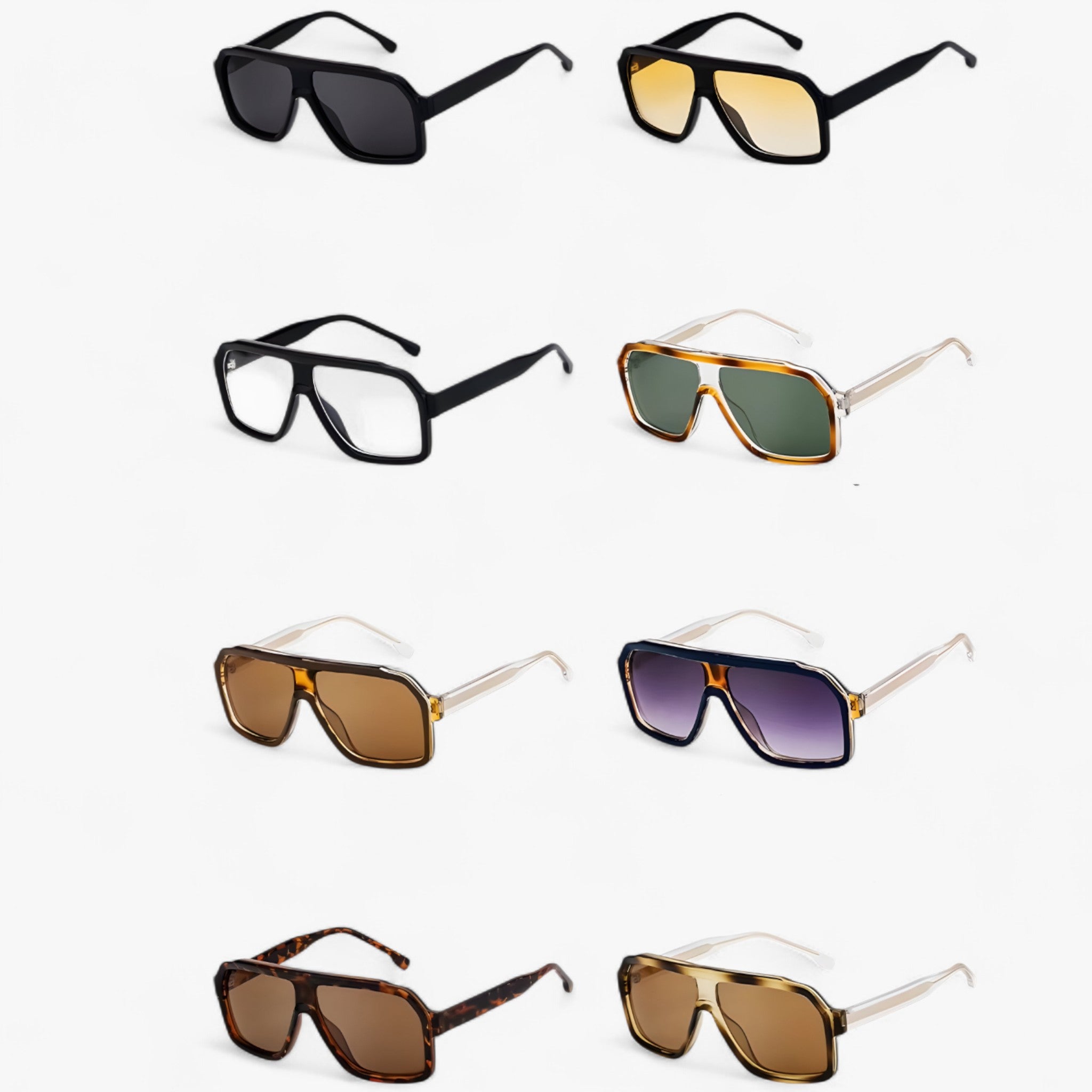 Occhiali da sole oversize in metallo di lusso Uomo - - accessoires metallo occhiali occhiali sole oversize sole sunglasses uomo zonnebrillen - Concept Palermo