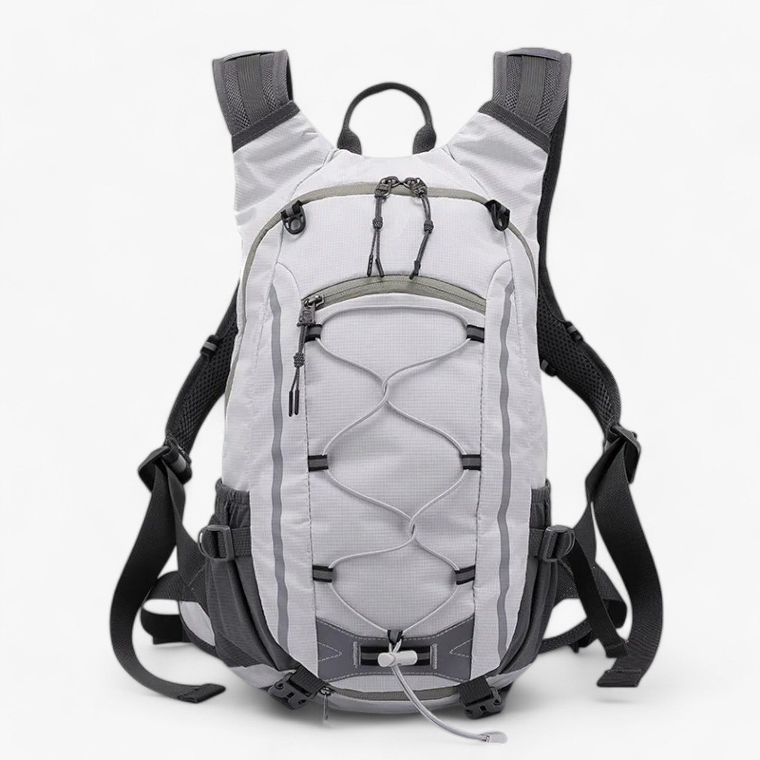 Zaino Uomo Leggero 20L per Escursionismo, Ciclismo e Trekking, Traspirante e Impermeabile - grigio bianco - Backpacks Bags ciclismo escursionismo leggero mens bag uomo zaino zaino leggero - Concept Palermo