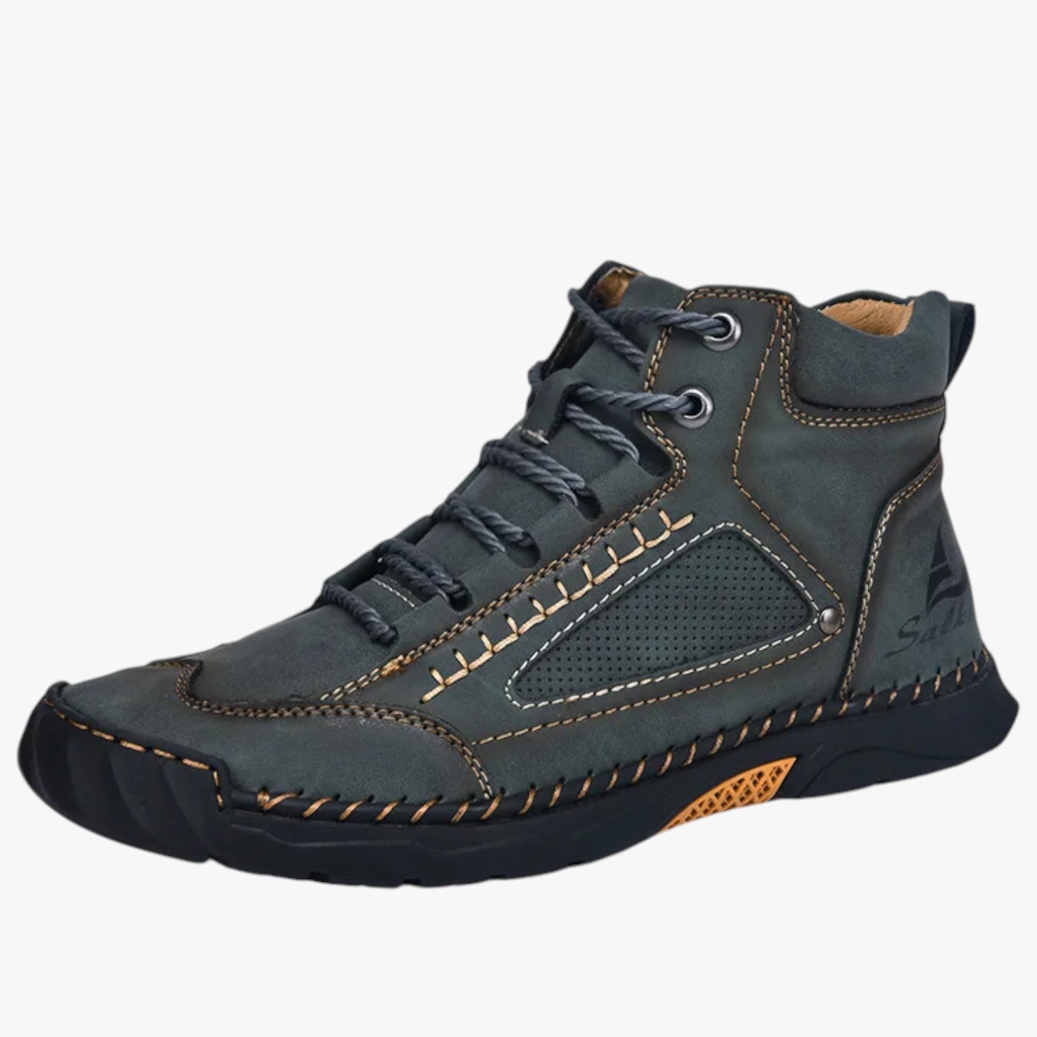 Stivali da Uomo Fatti a Mano Design in Pelle, Traspiranti & Stile Casual - verde - Boots & Shoes casual design fatti mano Men's Shoes pelle shoes shoes for men stile stivali - Concept Palermo