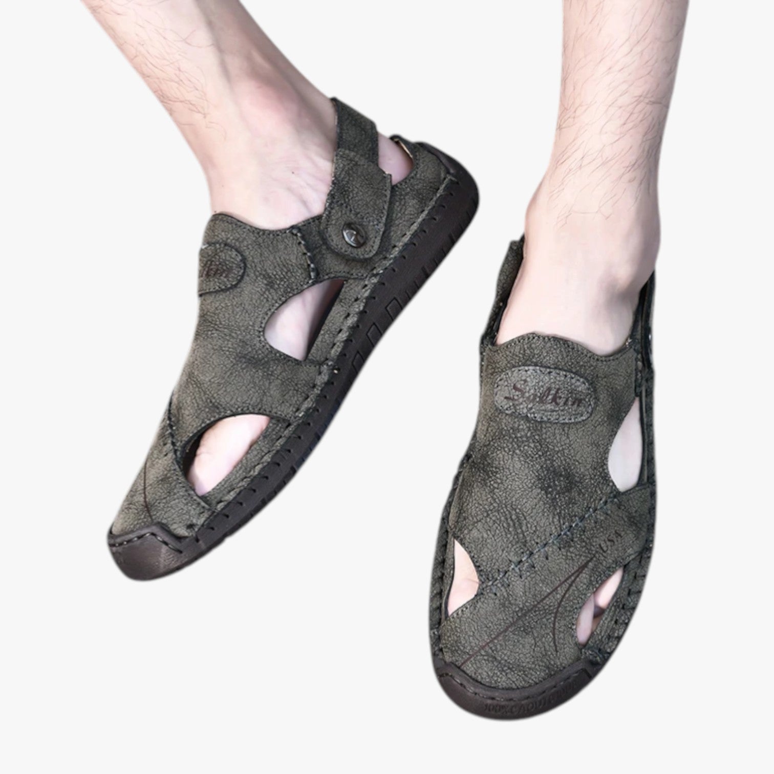 Sandali estivi da uomo - Pelle traspirante e suola antiscivolo per un tocco di stile - - antiscivolo casual sandals estivi pelle sandali sandali estivi sandals stile stylish sandals suola women sandals - Concept Palermo