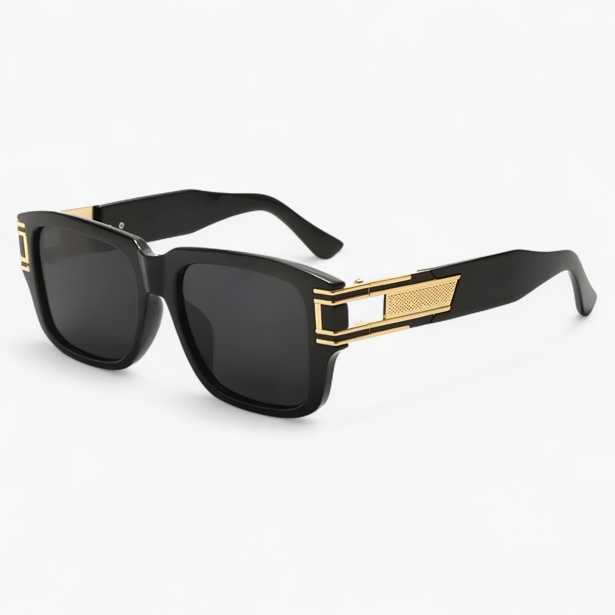 Occhiali da sole quadrati vintage con design a goccia Uomo - Nero Grigio Come immagine - design Fashion Sunglasses goccia men sunglasses polarized mens sunglasses occhiali occhiali sole Polarized man sunglasses polarized sunglasses women quadrati sole Sunglasses sunglasses polarized men uomo - Concept Palermo