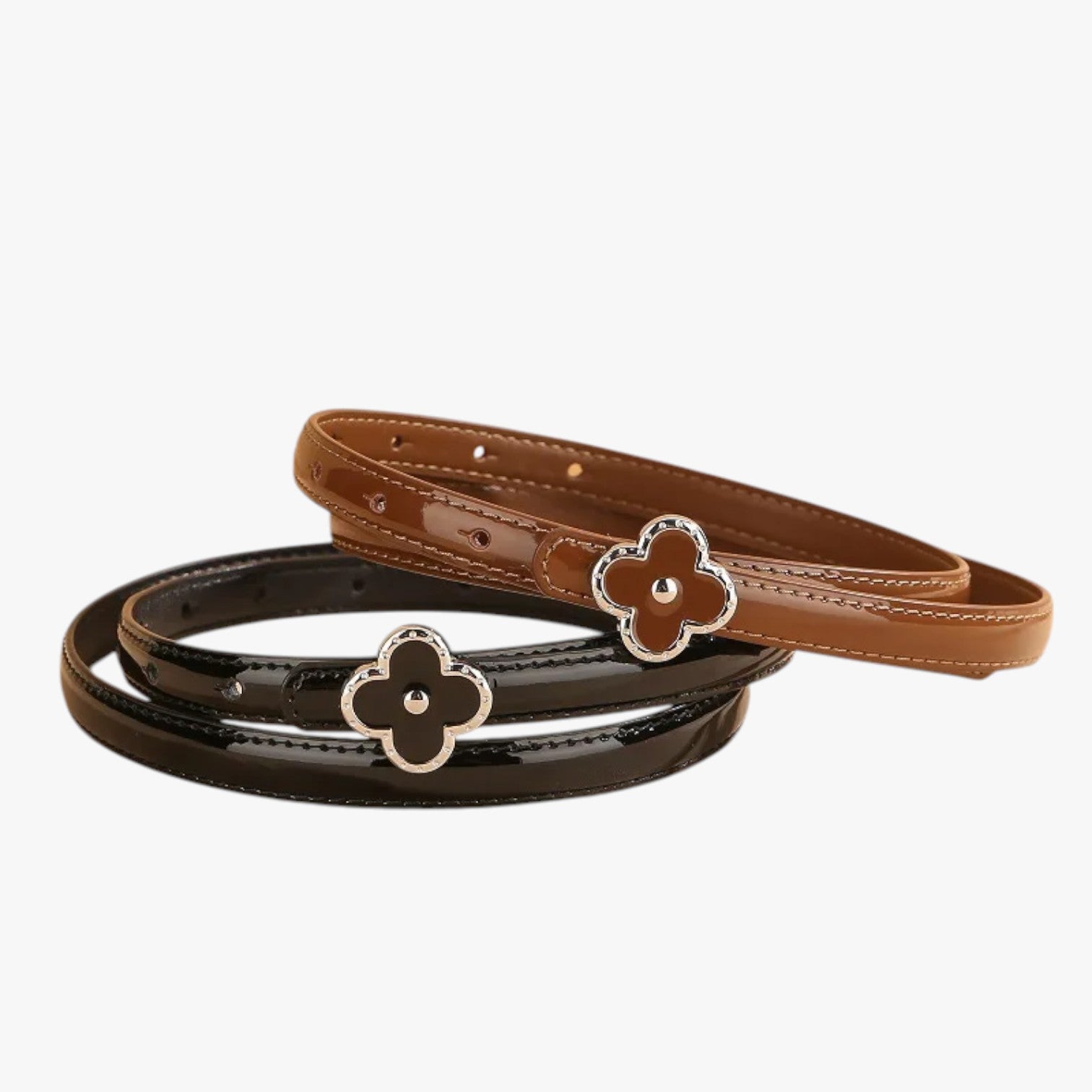 Cintura Uomo in Vera Pelle Sottile Nera per Abiti Eleganti e Casual - - Belts cintura cintura sottile outfit pelle sottile uomo vera waist belt for women Womens belt - Concept Palermo