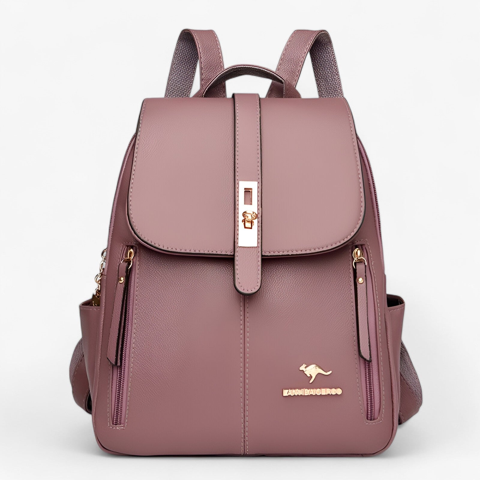 Zaino Donna Grande in Vera Pelle Italiana - Elegante per Lavoro, Viaggi e Uso Quotidiano - Viola - Backpacks bag bags donna donne Gift Gifts for women pelle quotidiana viaggi vita women womens bag womens fashion zaino - Concept Palermo