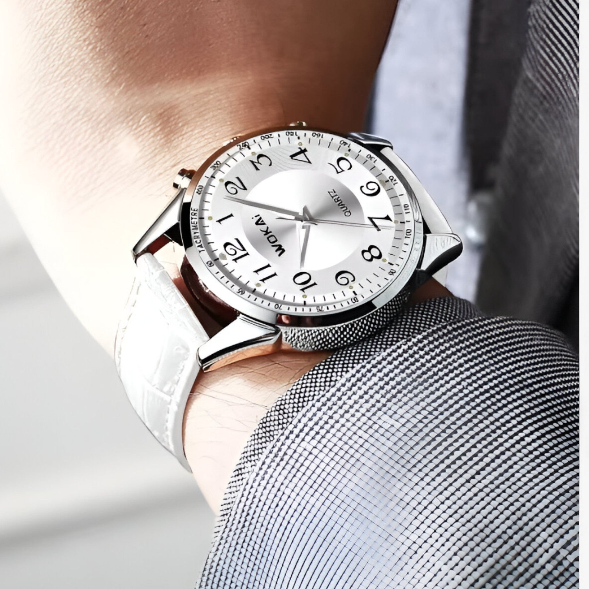 Orologio Sportivo Casual in Pelle Oro Uomo - - casual orologio orologio sportivo pelle sportivo uomo watch for men watches - Concept Palermo