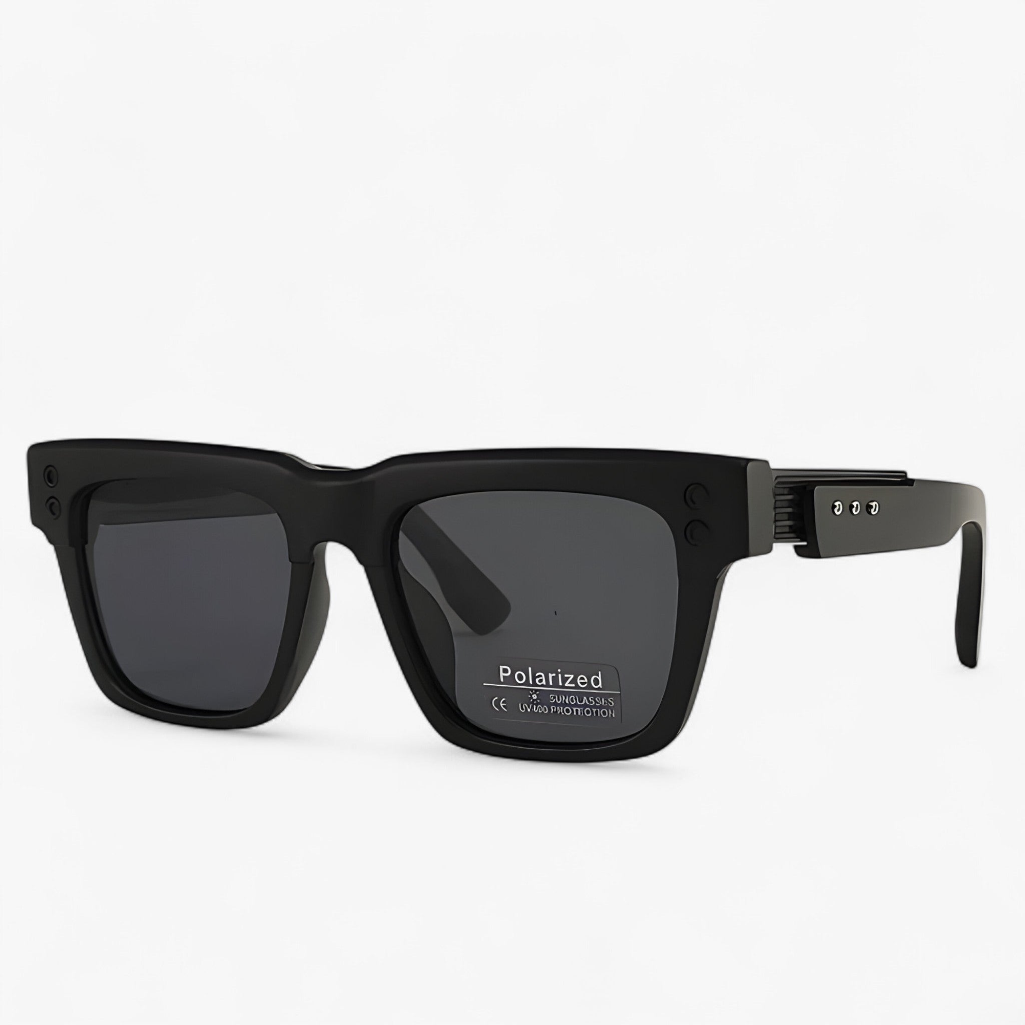 Occhiali da sole quadrati polarizzati steampunk Uomo - Nero - Fashion Sunglasses men sunglasses polarized mens sunglasses occhiali occhiali sole Polarized man sunglasses polarizzati quadrati sole steampunk sunglasses sunglasses polarized men uomo - Concept Palermo