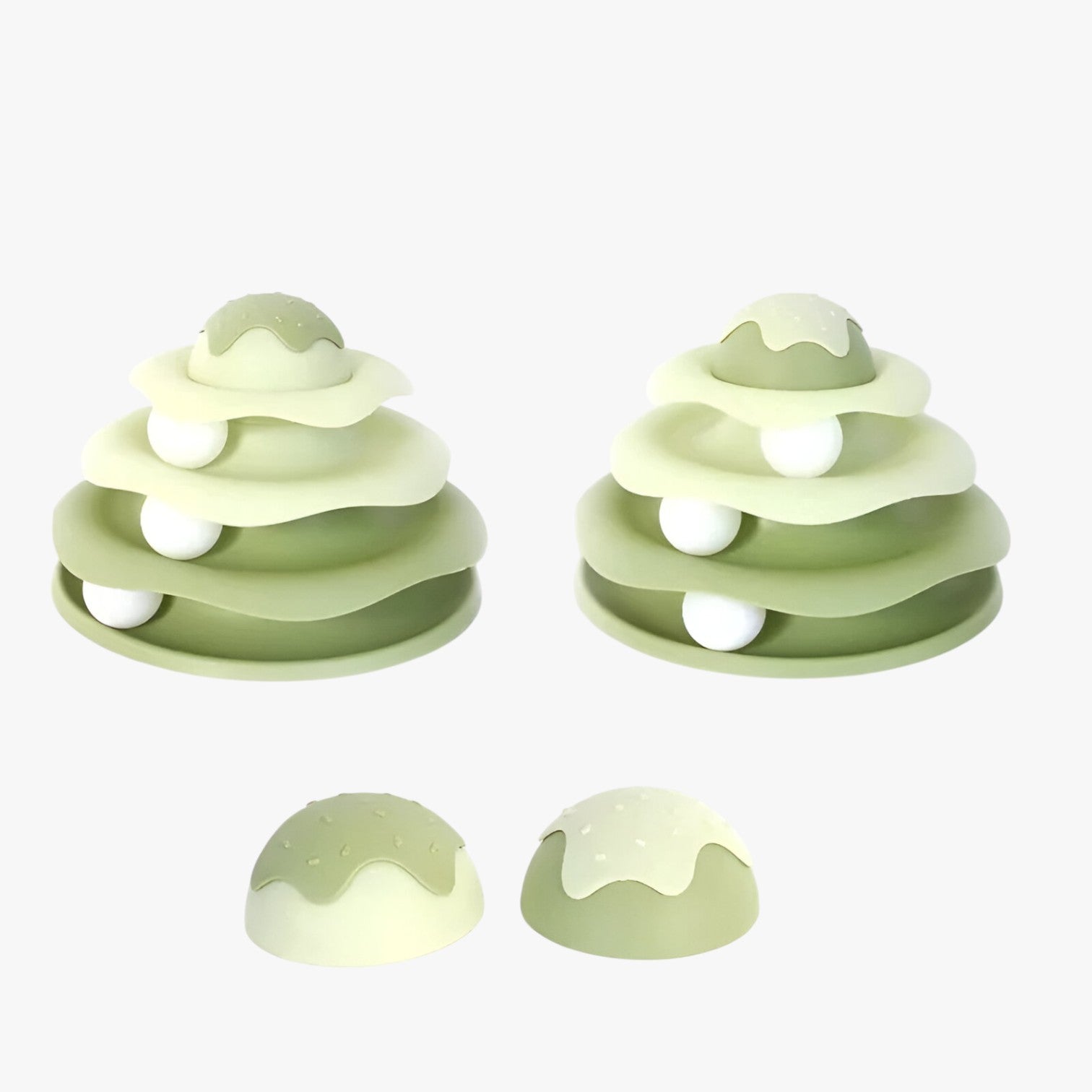 Torre Interattiva a 4 Piani – Gioco Divertente per Gatti Attivi - verde casual - attivi divertente gatti gioco interattiva pet PET SUPPLIES petproduct Pets pets & supplies piani torre - Concept Palermo