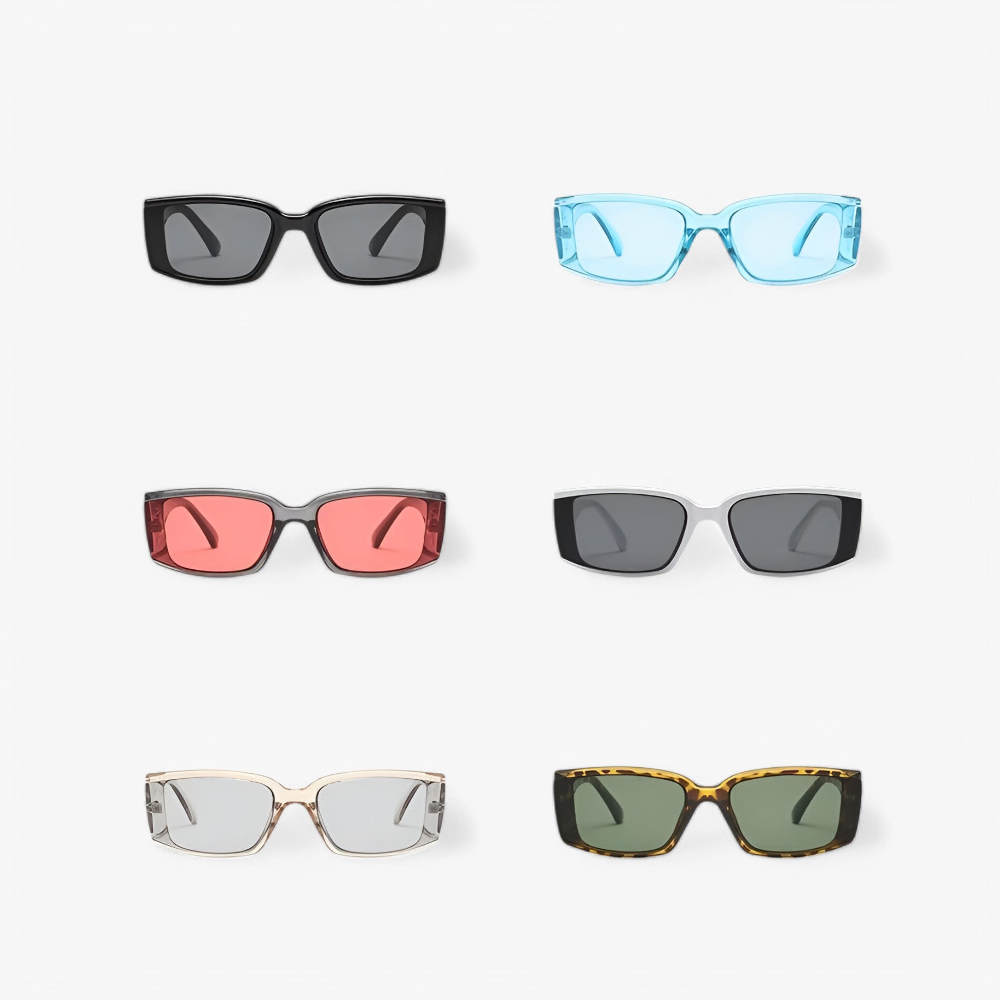 Occhiali da sole retrò con montatura rettangolare piccola - - montatura occhiali occhiali sole piccola retr rettangolare shades for men sole sunglasses - Concept Palermo