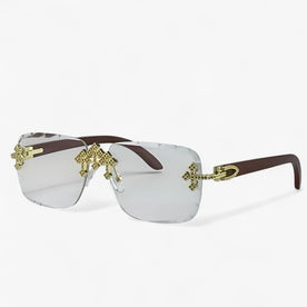 Occhiali da sole senza montatura stile steampunk Uomo - Marrone Chiaro - Fashion Sunglasses Men men sunglasses polarized mens sunglasses montatura occhiali occhiali sole Polarized man sunglasses sole steampunk stile sunglasses sunglasses polarized men uomo - Concept Palermo
