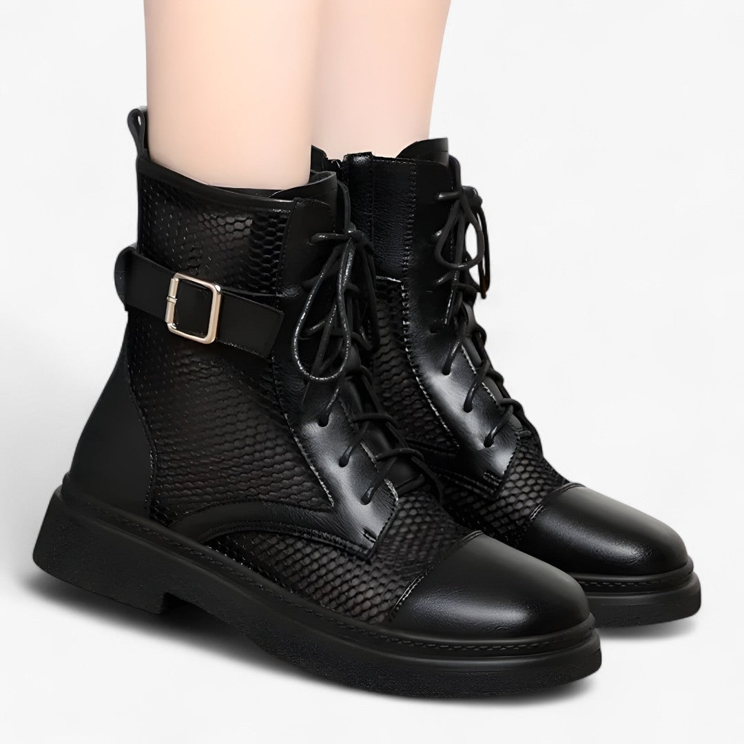 Stivali in rete con lacci e plateau sottile per l'estate Uomo - - BOOTS Boots & Shoes estate lacci plateau rete shoes sottile stivali stivali rete - Concept Palermo