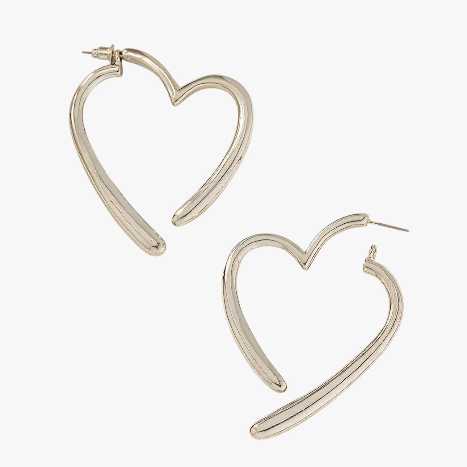 Orecchini a cuore personalizzati da donna, versatili e alla moda per ogni occasione - - Accessories Jewelry alla cuore donna EARRINGS jewelry moda orecchini orecchini cuore personalizzati womens earring - Concept Palermo