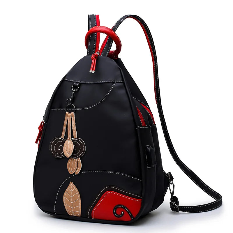 Zaino in nylon impermeabile e spazioso per la scuola e i viaggi Uomo - nero - Backpacks Bags impermeabile nylon scuola spazioso uomo viaggi women bags zaino - Concept Palermo