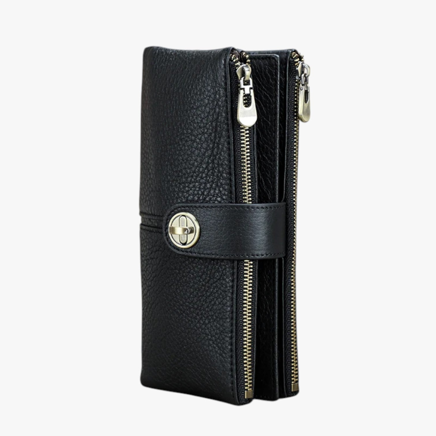 Portafoglio Donna in Pelle con AirTag, Sicuro e Multiuso - Nero - airtag donna multiuso pelle portafoglio portafoglio donna sicuro wallet wallets womens wallet - Concept Palermo