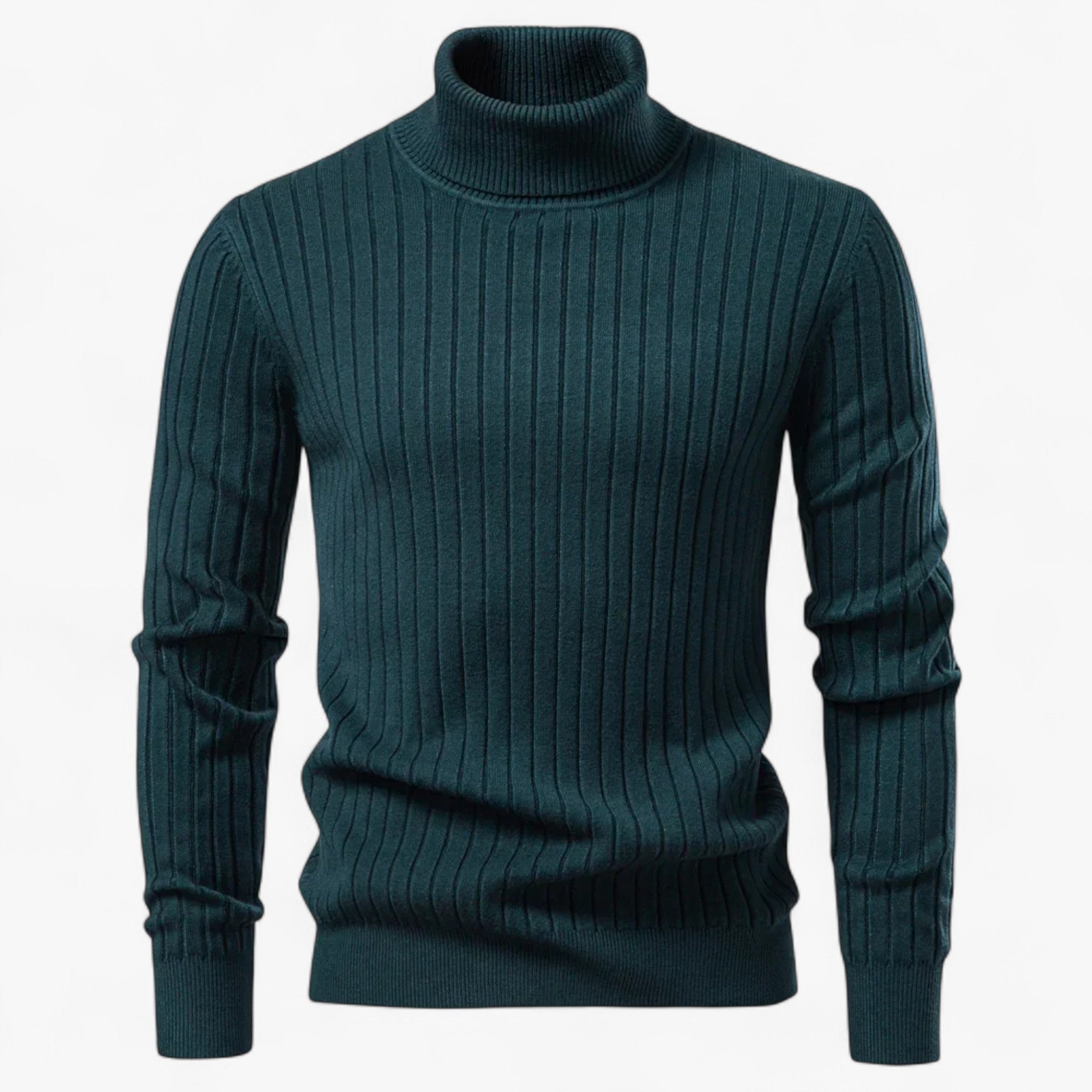Maglione a Collo Alto da Uomo - Verde S - Clothes clothes men Clothing collo maglione maglione collo men's top clothes Sweater sweater men sweaters uomo - Concept Palermo