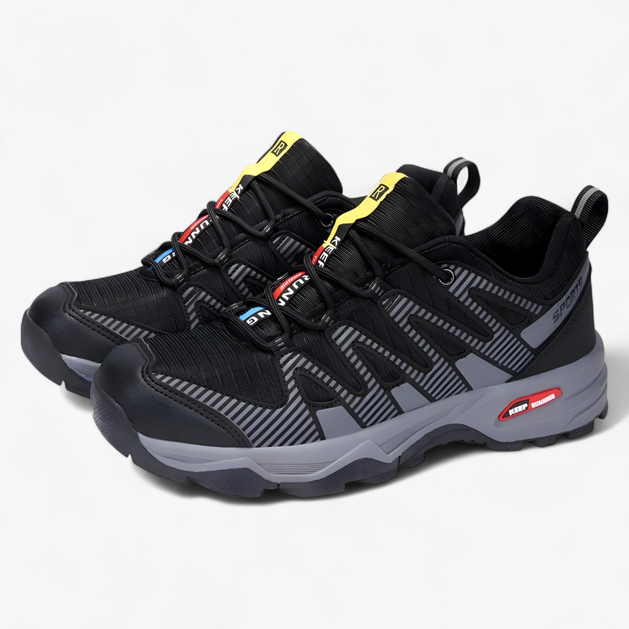 Scarpe Da Passeggio Uomo Impermeabili con Suola Antiscivolo - Arancione - antiscivolo Boots & Shoes hiking boots hiking shoes impermeabili passeggio scarpe scarpe passeggio shoes suola uomo - Concept Palermo
