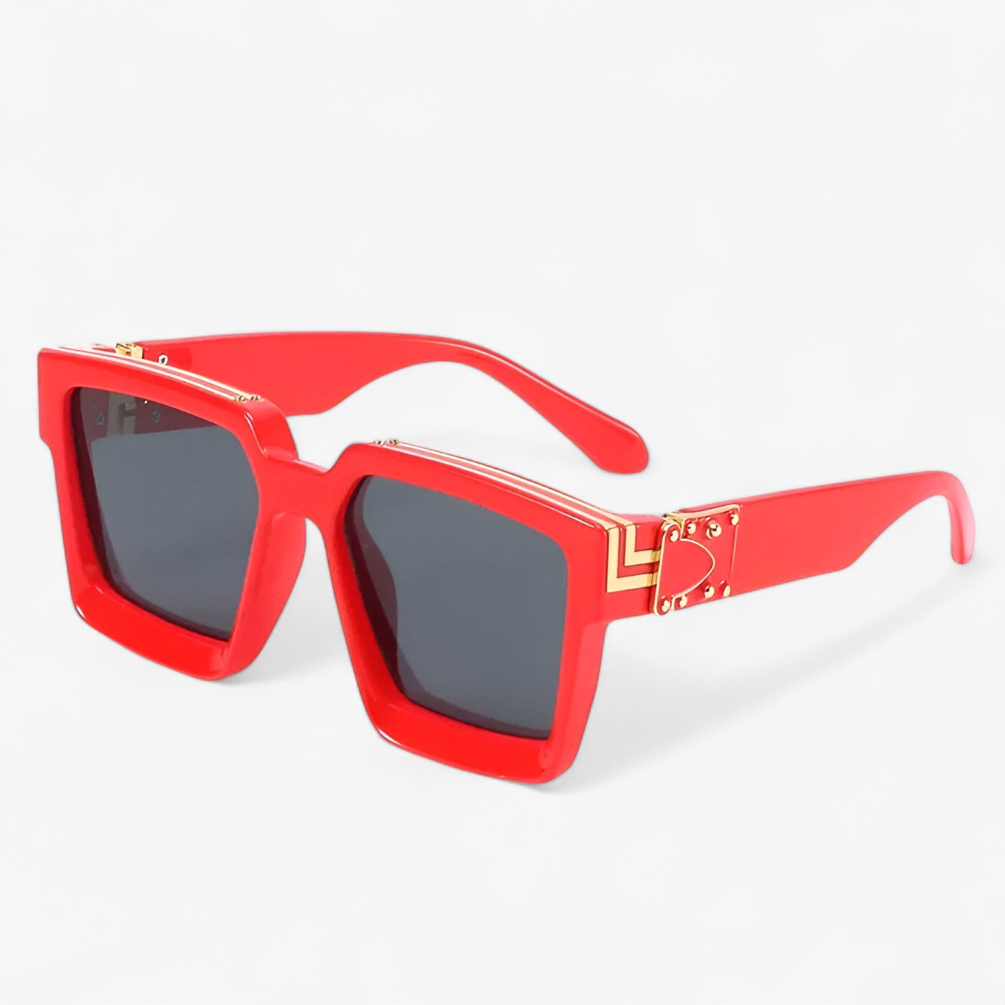 Occhiali da sole a specchio quadrati retrò da Uomo - Rosso - Fashion Sunglasses men sunglasses polarized occhiali occhiali sole Polarized man sunglasses quadrati retr sole specchio sunglasses sunglasses polarized men uomo - Concept Palermo