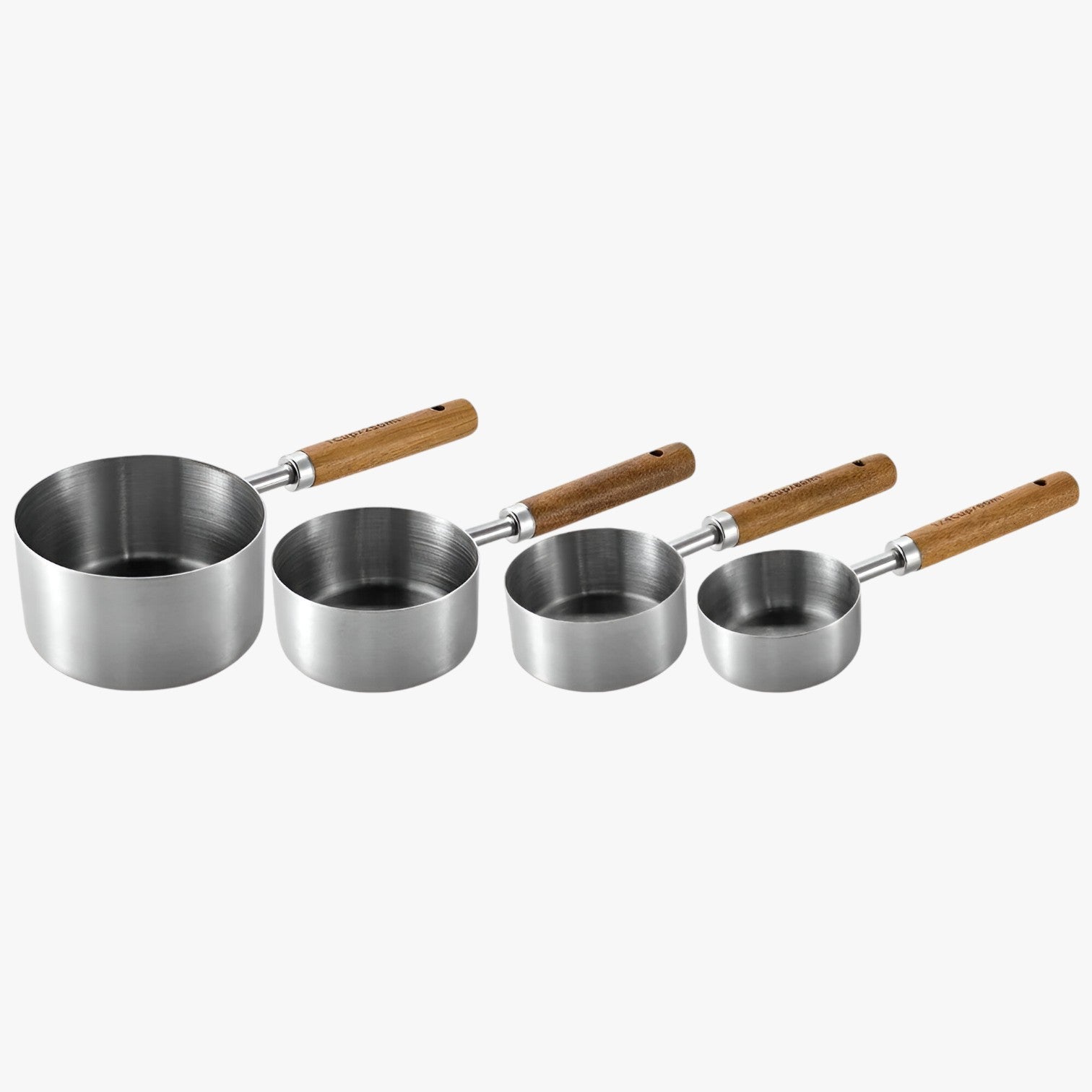 Set di misurini in acciaio inossidabile – Misurazioni precise e durevoli Uomo - 4Pezzi Argento Grande - acciaio durevoli inossidabile Kitchen kitchen & dining kitchen tools misurazioni misurini misurini acciaio precise - Concept Palermo