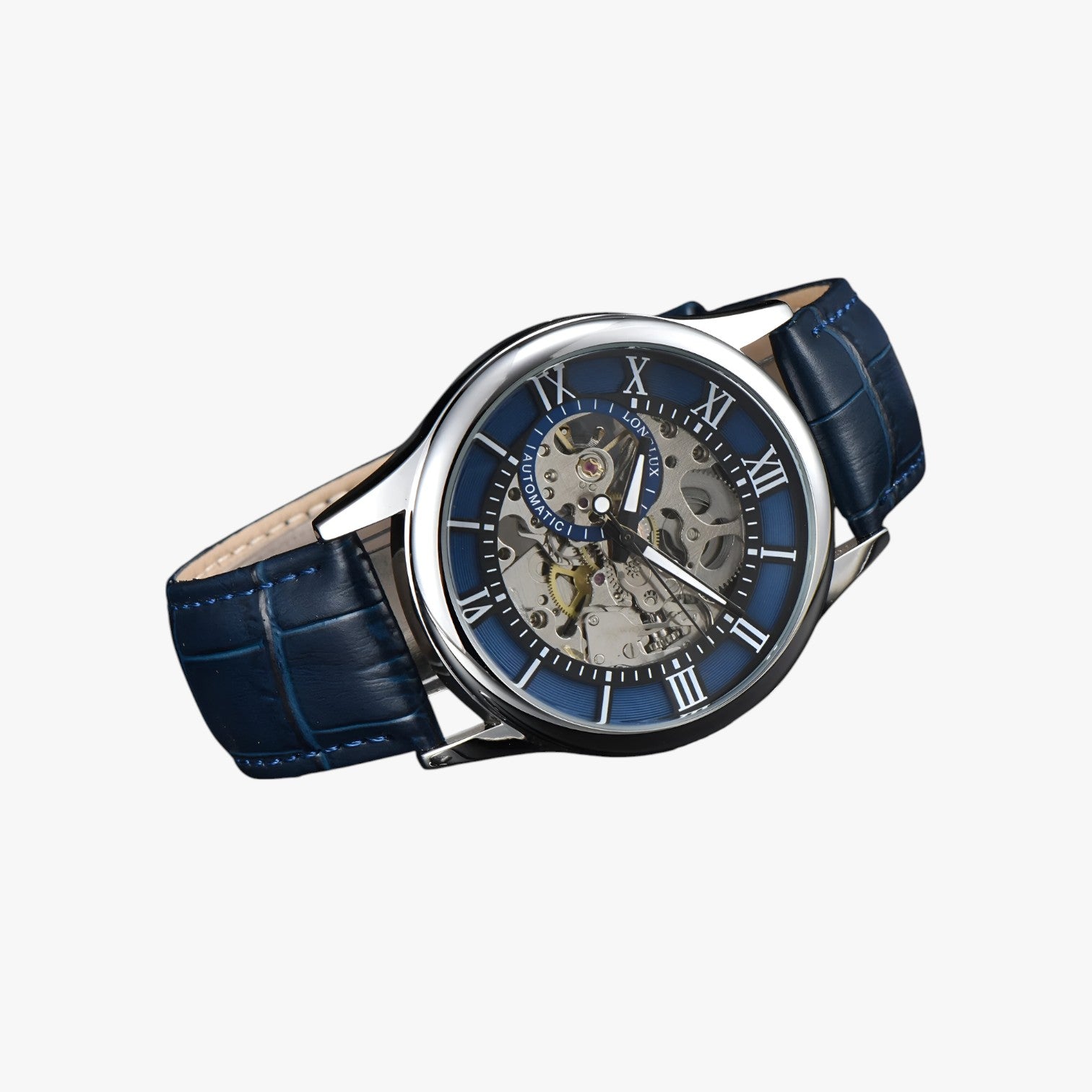 Orologio da Uomo Impermeabile in Vera Pelle Marrone, Elegante e Resistente - - impermeabile orologio orologio impermeabile pelle uomo watch watch for men watches WATCHES FOR MEN Wristwatch - Concept Palermo