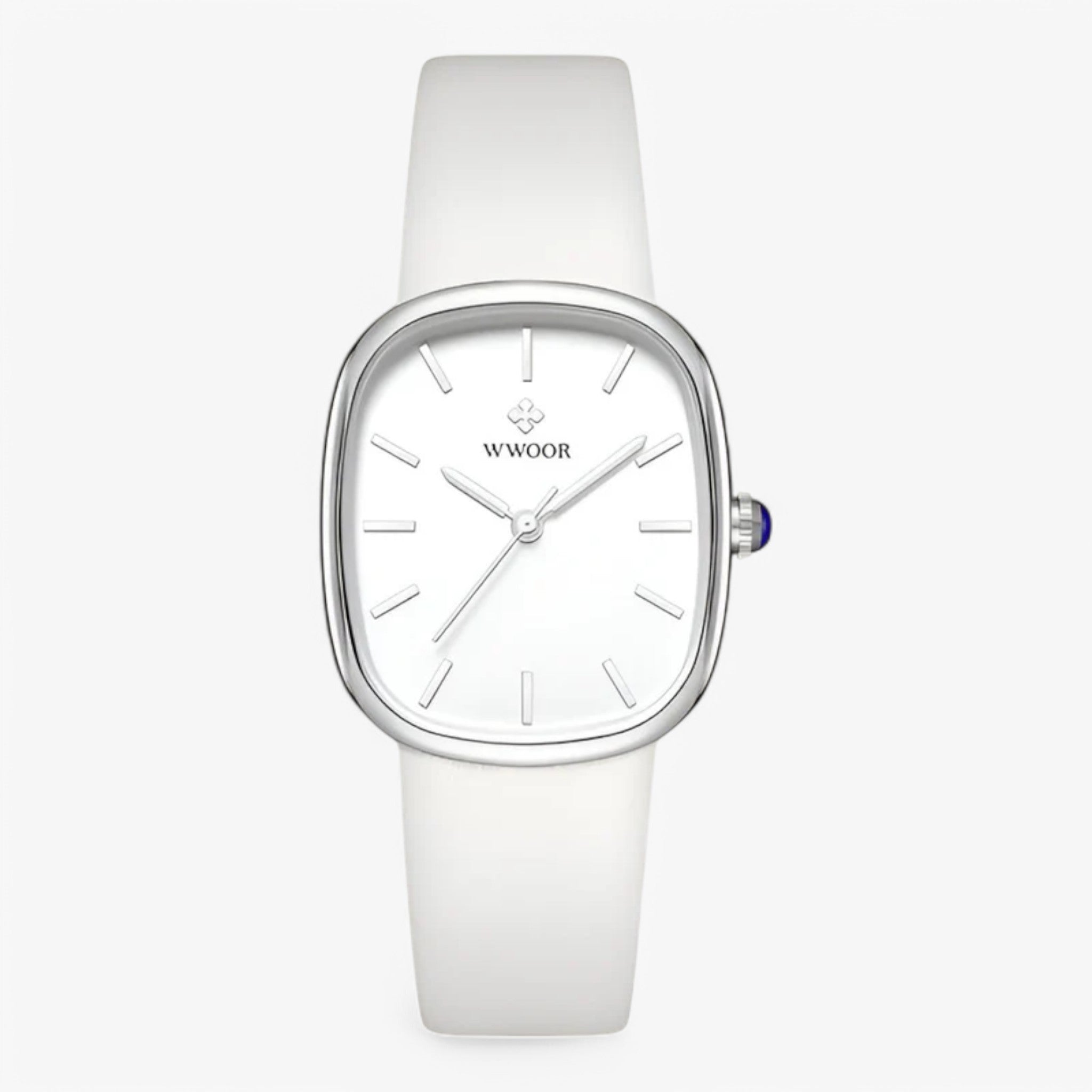 Orologio da Uomo Lino in Vera Pelle Marrone Elegante e Sottile - Bianco - lino orologio orologio pelle pelle uomo watches wrist watches for women - Concept Palermo
