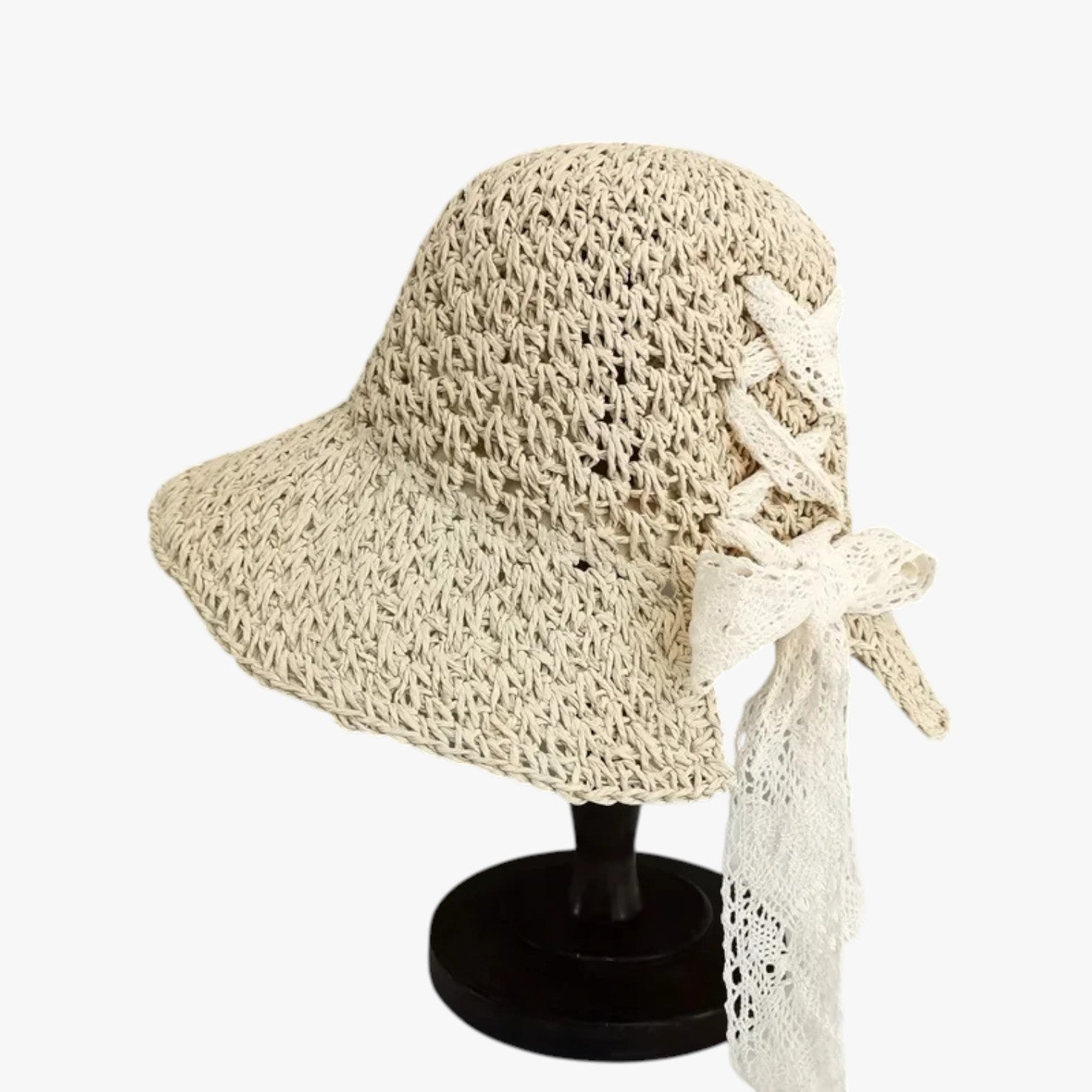 Cappello da Spiaggia UV con Foro per Codino - - cappello cappello spiaggia codino foro hat Hat for girls spiaggia summer hat sun hat Sun Hats women hat women's hat - Concept Palermo