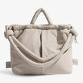 Bolso de hombro acolchado negro grande para mujer, suave, elegante e invernal con correa