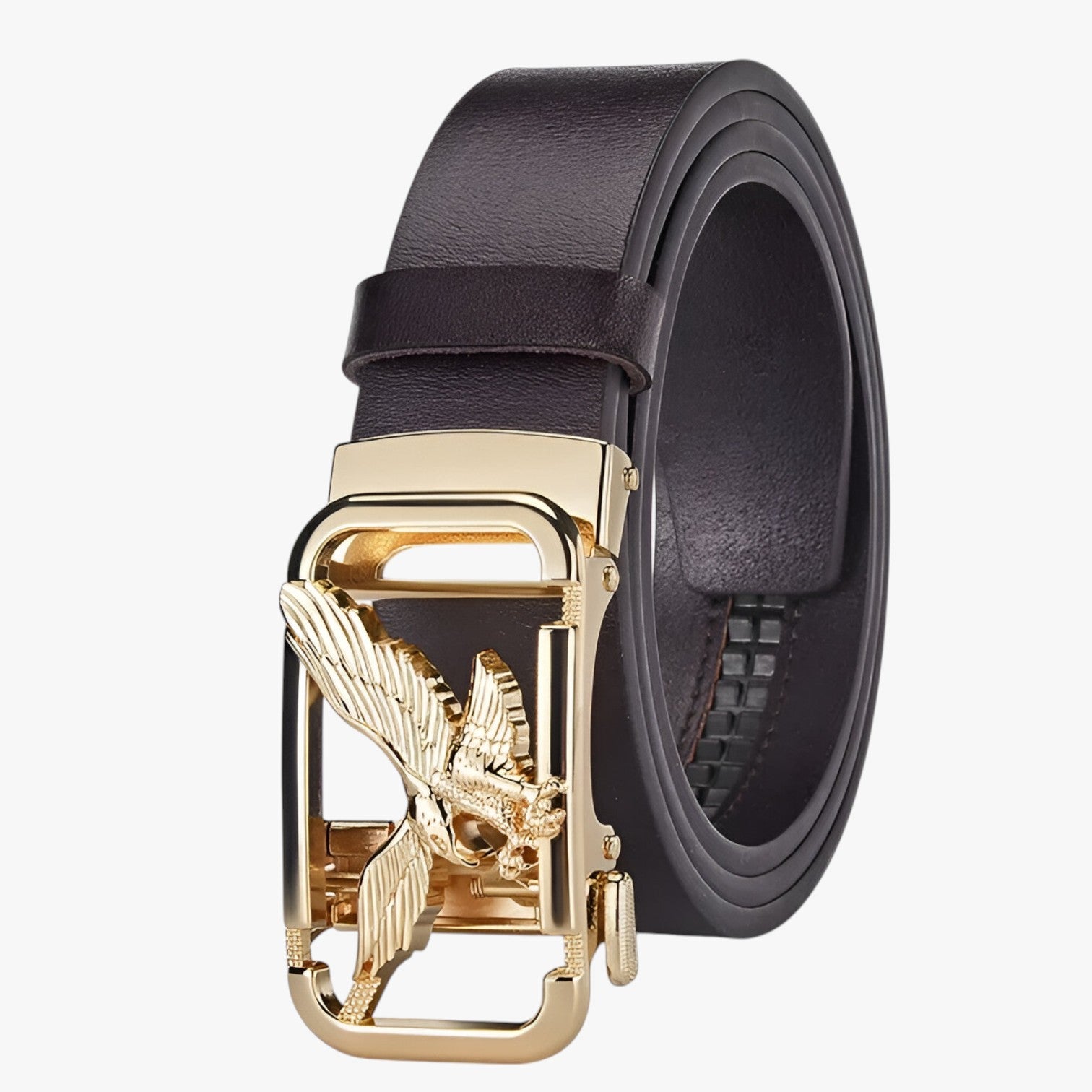 Stile Fiero Cintura in Vera Pelle con Fibbia Aquila Uomo - oro - aquila Belts belts for men cintura fibbia fiero Mens belt pelle stile stile fiero - Concept Palermo