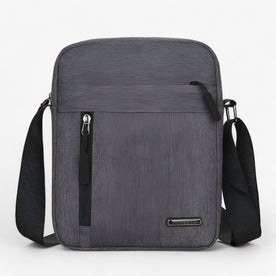 Borsa a Spalla da Uomo Oxford - Sostenibile, Stilosо e Pronta per Affari - Grigio - affari bag bags borsa borsa spalla Linen Men mens bag oxford pronta Shoulder Bags sostenibile spalla - Concept Palermo