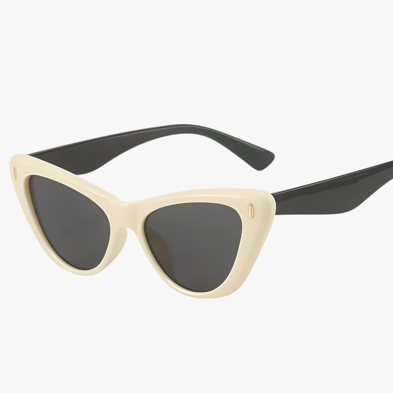 Vintage Chic - Occhiali da sole Cat-Eye Ovali per protezione UV - Beige grigio MULTI - chic Fashion Sunglasses occhiali ovali polarized sunglasses women protezione sole sunglasses vintage vintage chic - Concept Palermo
