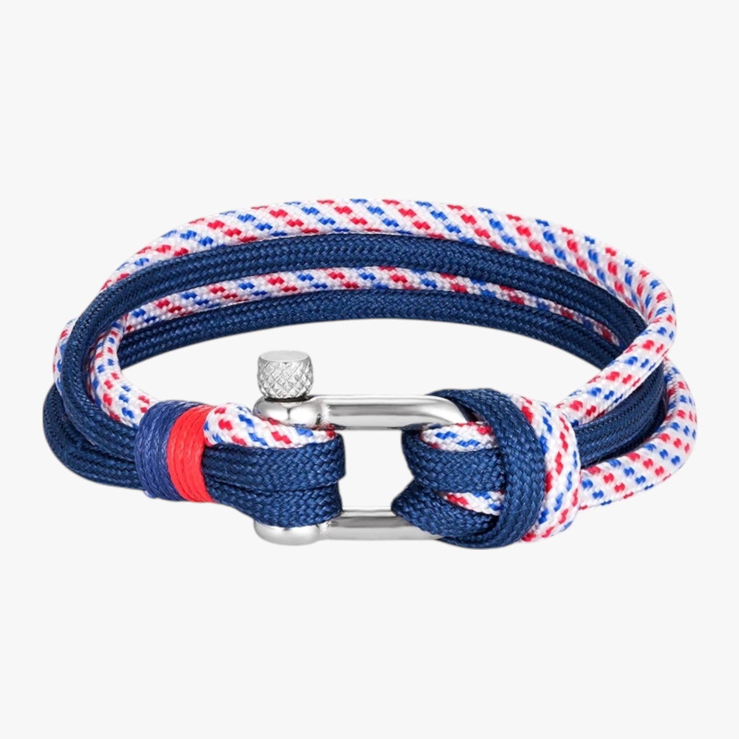 Braccialetto Survival Paracord con Gancio Nautico - Navy - braccialetto braccialetto survival BRACELET bracelet for men BRACELETS gancio jewelry mens bracelet nautico paracord survival - Concept Palermo