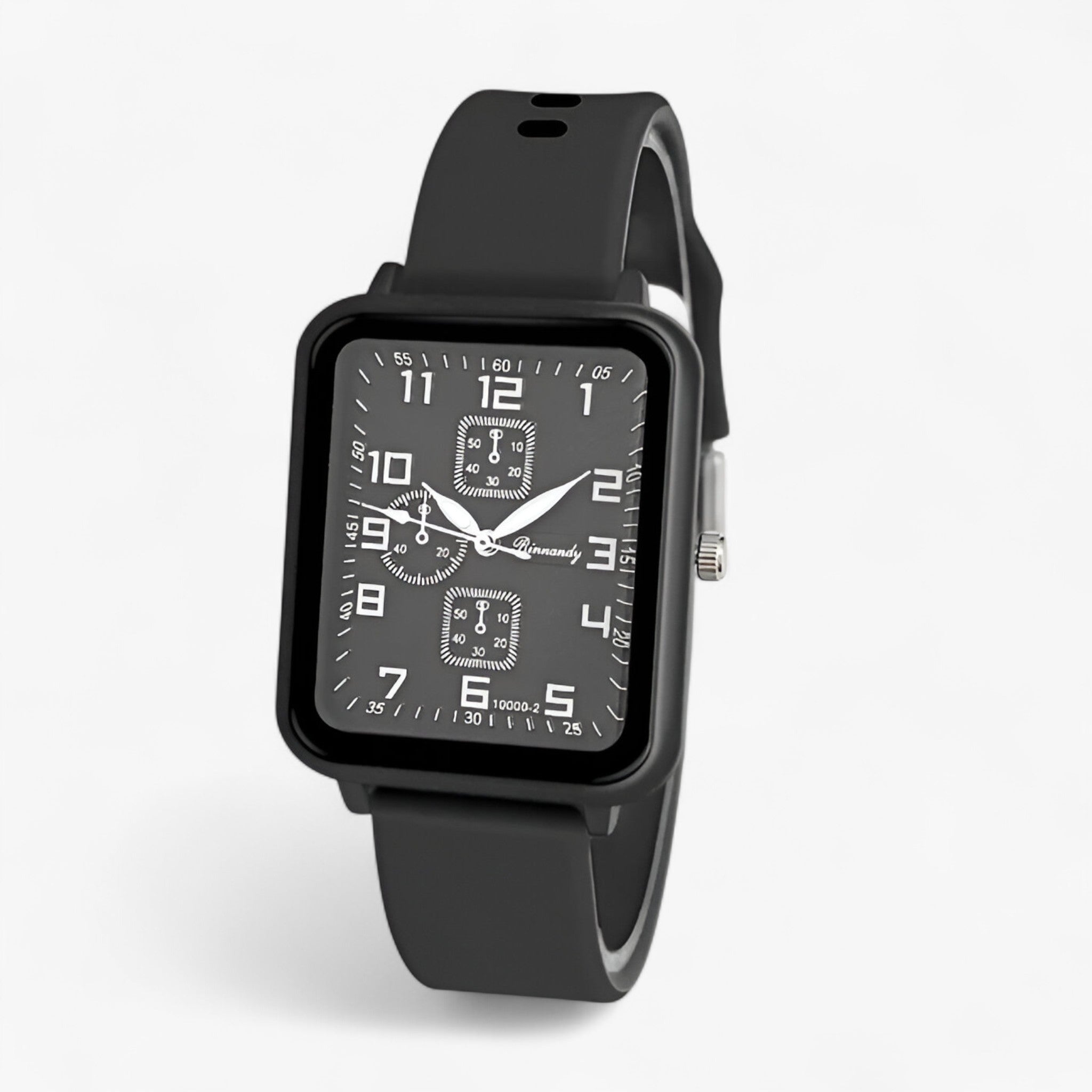 Orologio sportivo da donna al quarzo con cinturino in silicone blu - Nera - cinturino donna female watch orologio orologio sportivo quarzo silicone sportivo watch for women watches - Concept Palermo