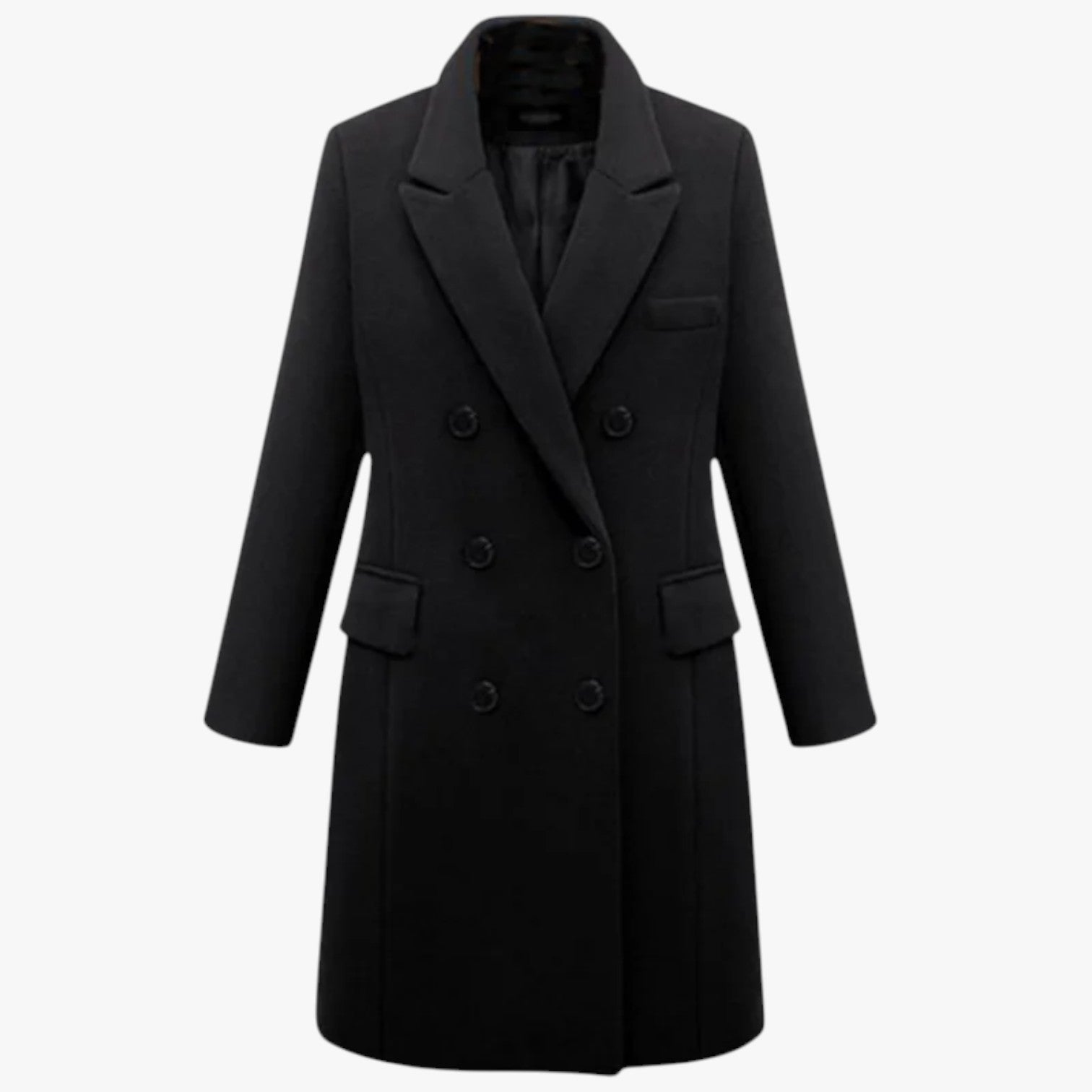 Giacca in lana da donna: calda, morbida e per l'ufficio - Nero - calda coats coats for women donna female coat giacca giacca lana Jackets & Coats lana morbida ufficio women's coats & jackets - Concept Palermo