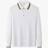 Heren Polo Shirt met Lange Mouwen