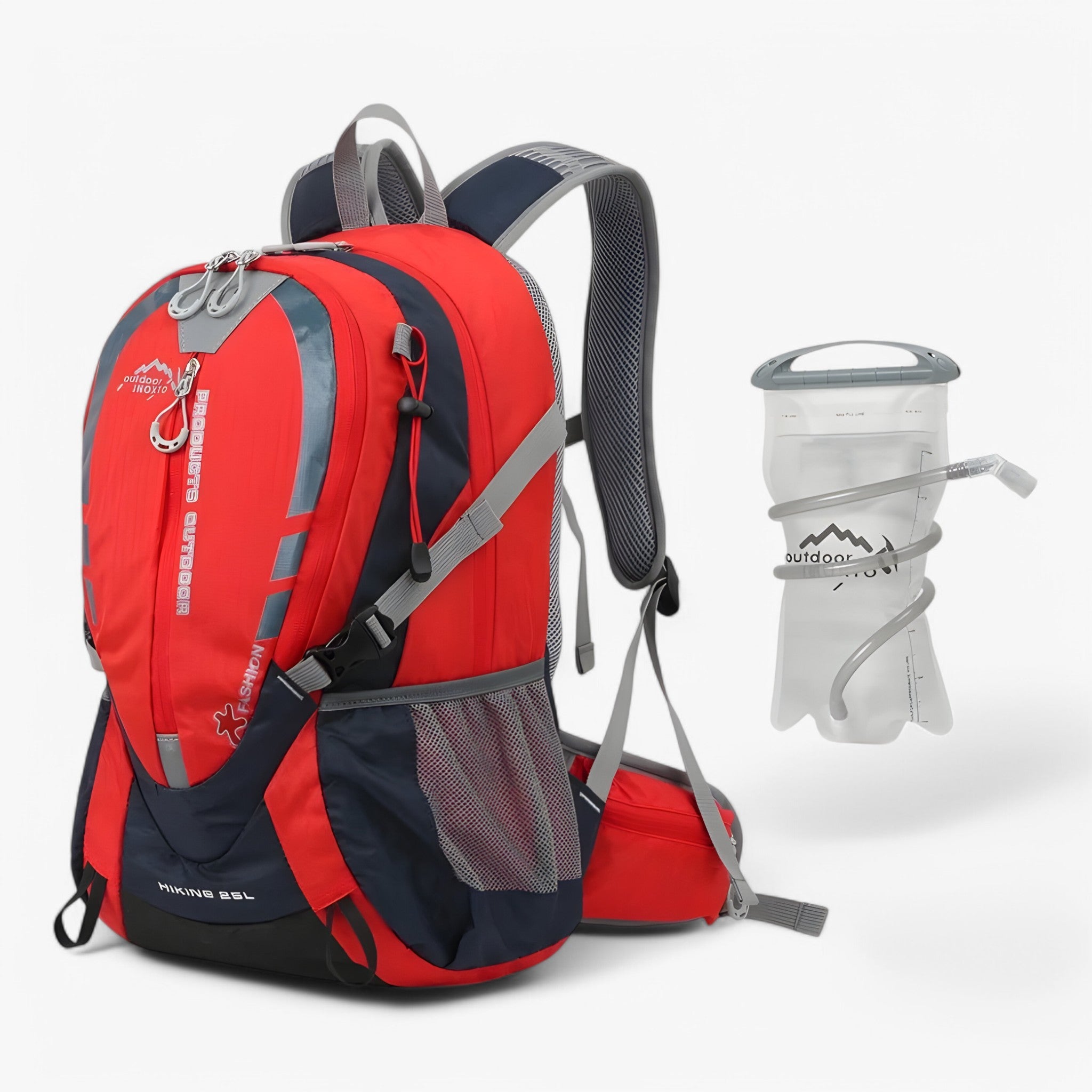 Zaino Idrico Trekking 25L Uomo, Leggero Traspirante per Escursioni, Corsa, Bici - Rosso 2L - arthur | zaino idrico da 25l - €25 idrico uomo zaino zaino idrico - Concept Palermo