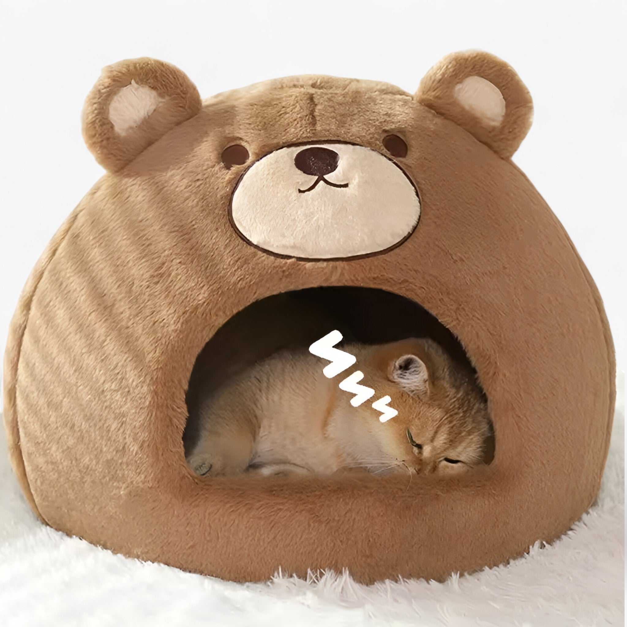 Letto per Gatti a Cerchio – Caldo, Accogliente e Protettivo Nido Uomo - - accogliente caldo cerchio gatti letto letto gatti nido pets & supplies - Concept Palermo