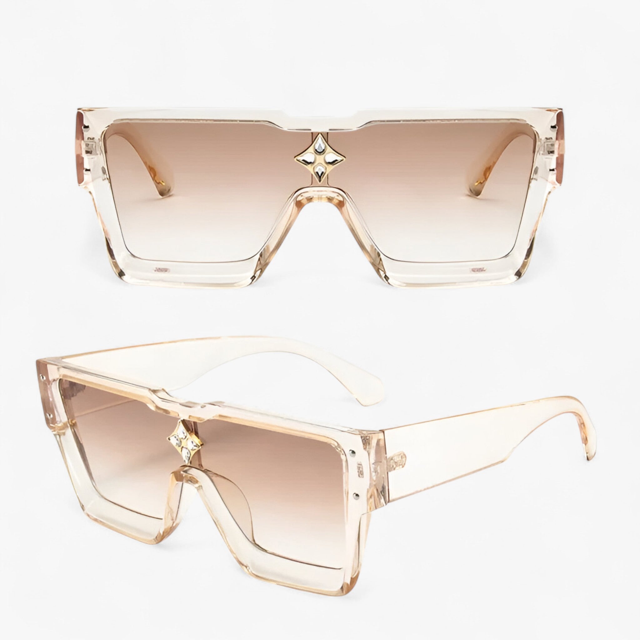 Occhiali da sole quadrati unisex con protezione UV400 Uomo - C5 - Fashion Sunglasses mens sunglasses occhiali occhiali sole protezione quadrati sole sunglasses sunglasses polarized men unisex uomo - Concept Palermo