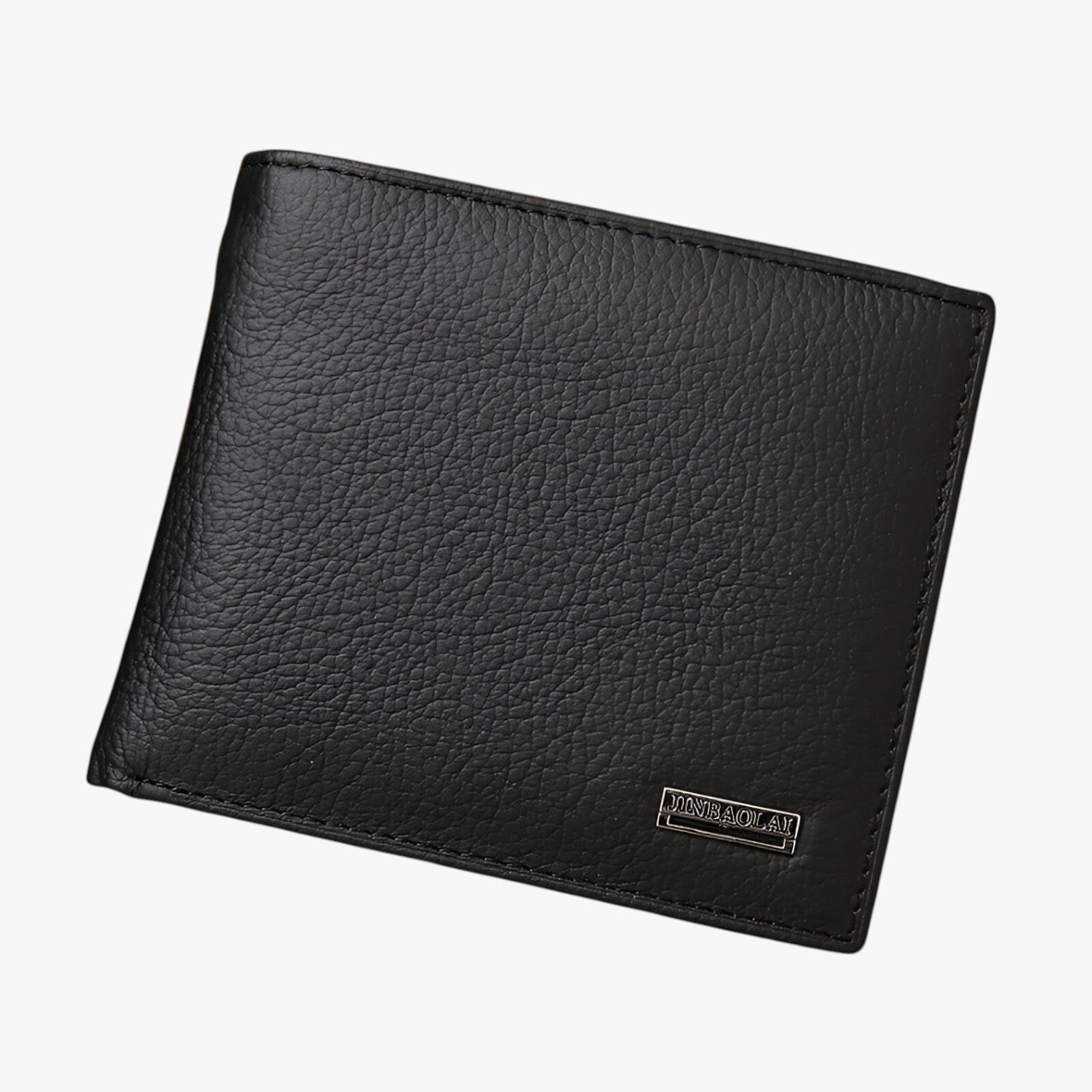 Portafoglio retrò in pelle con scomparti per carte e monete Uomo - Nero - carte mens wallet monete pelle portafoglio portafoglio retr retr scomparti uomo wallet wallets - Concept Palermo