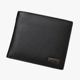 Retro leren portemonnee met vakken voor kaarten en munten voor heren