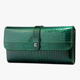 Luxe design tas - clutch en portemonnee van glanzend leer voor dames