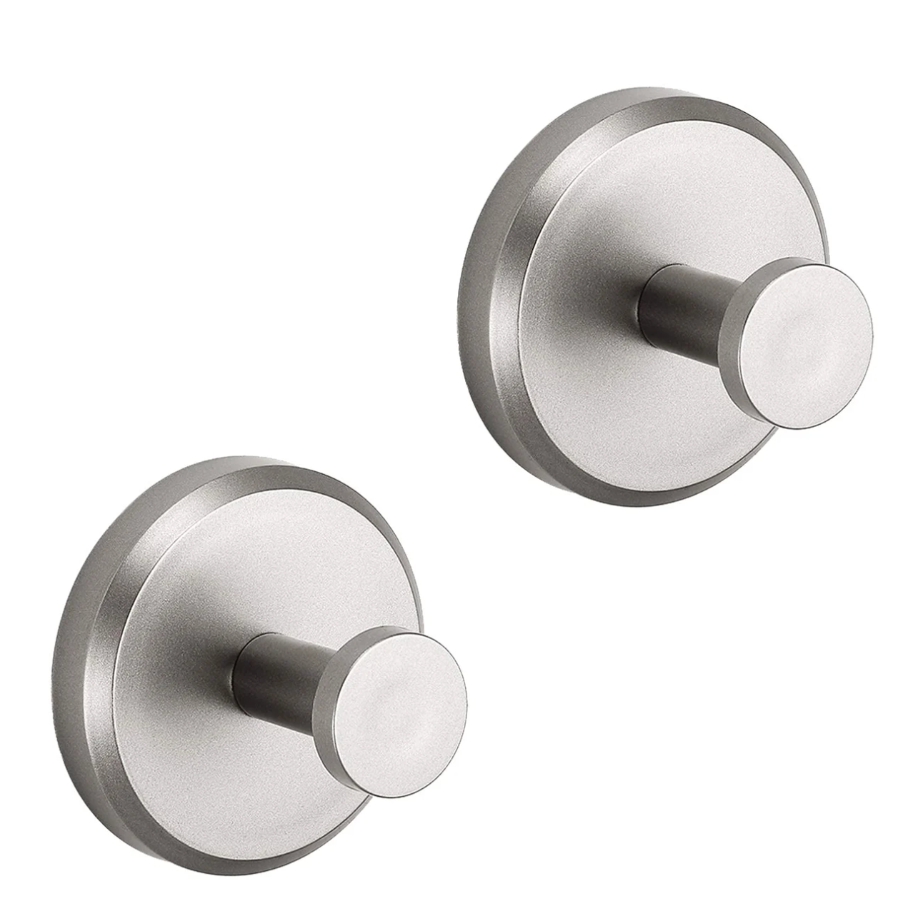 Gancio da parete per WC - 2+2 GRATIS Argento - gancio gancio parete home & garden parete robe hooks - Concept Palermo