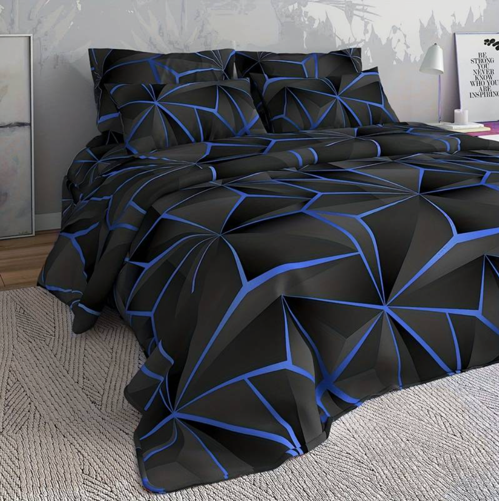 Piumone Lusso Hotel 5 Stelle Qualità Caldo - Bianco - Blauw - cross-from-pantino-8856404689242 dekbed home & garden hotel hotel dekbed kwaliteit New-google new_for_google sale sterren warm - Concept Palermo