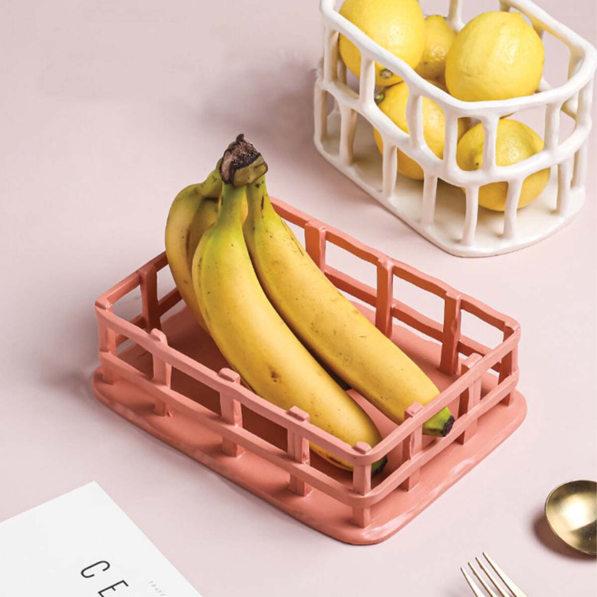 Ciotola di Frutta in Resina Artistica con Design - - artistica Ceramics ciotola ciotola frutta Decor design frutta Kitchen kitchen & dining resina - Concept Palermo